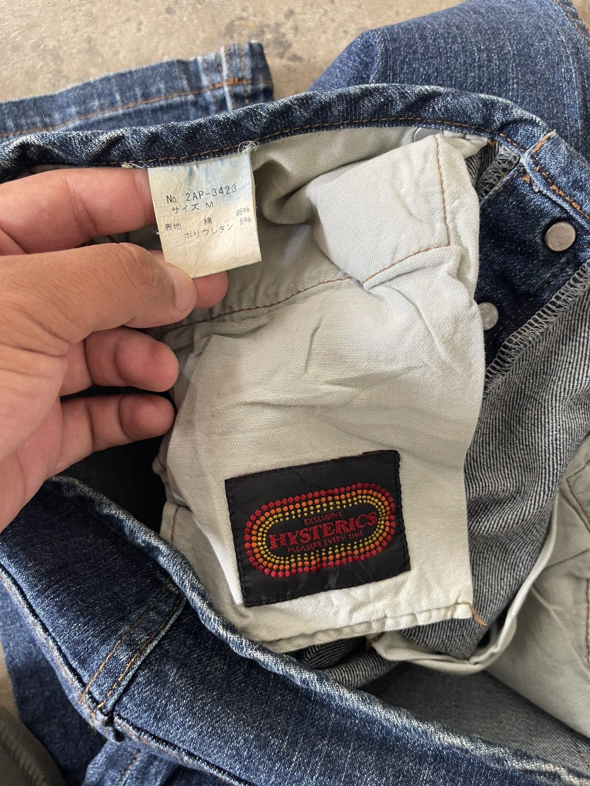 Hysteric Glamour Hysteric Glamour Sexperiences Button Fly Jeans Size 31" - 9 Thumbnail
