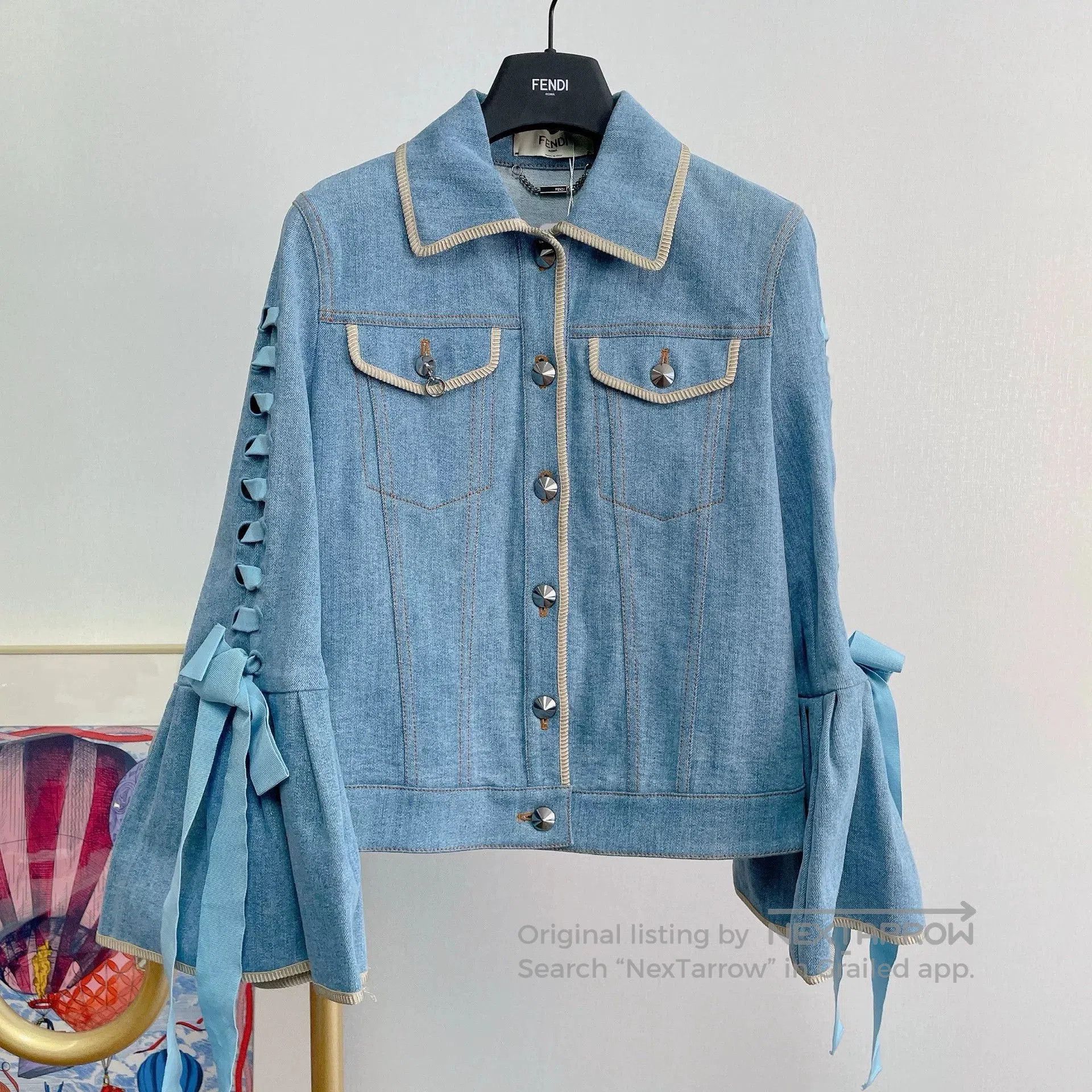 Fendi Fendi Blue Denim Jacket Size 36. Size XS / US 0-2 / IT 36-38 - 1 Thumbnail