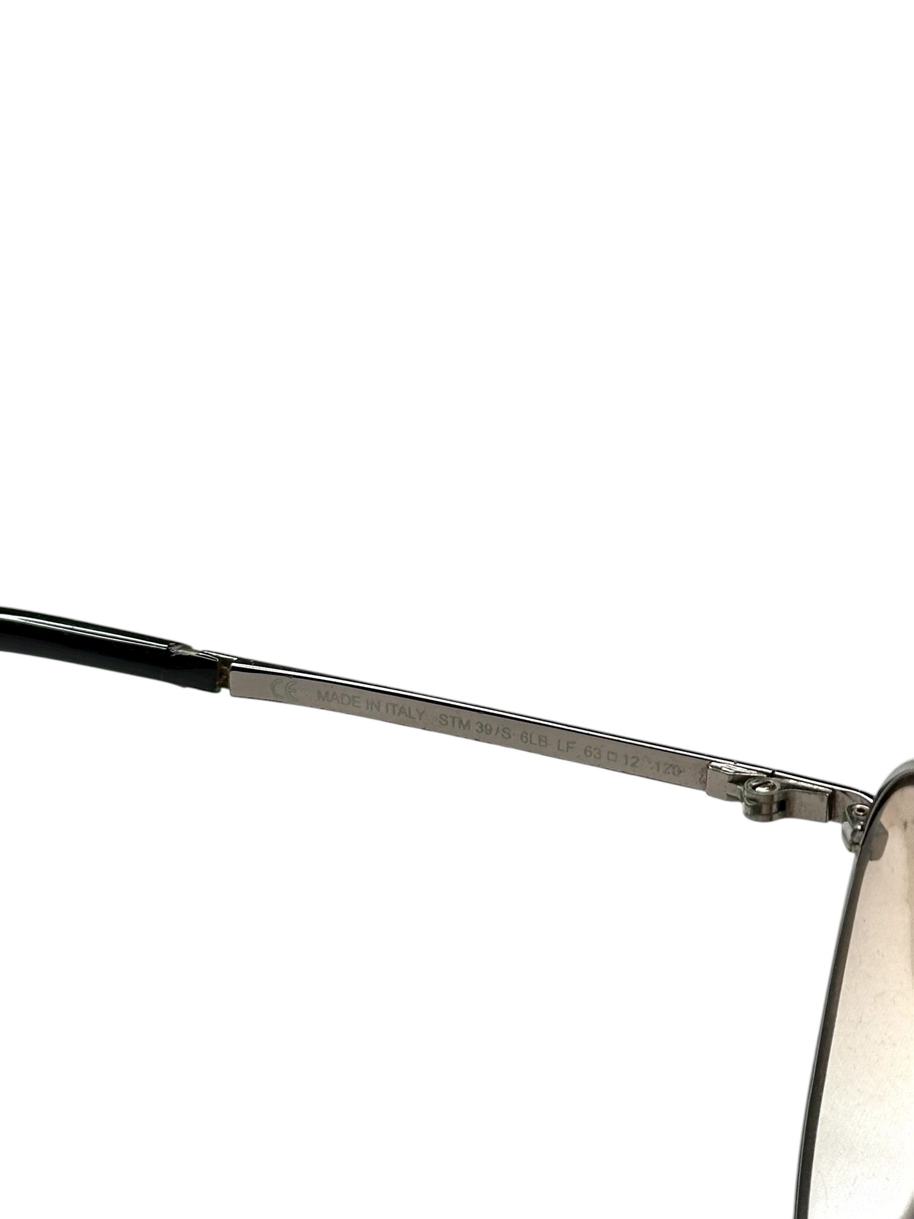 Stella McCartney McCartney Aviator Military Shade Sunglasses Size ONE SIZE - 6 Thumbnail