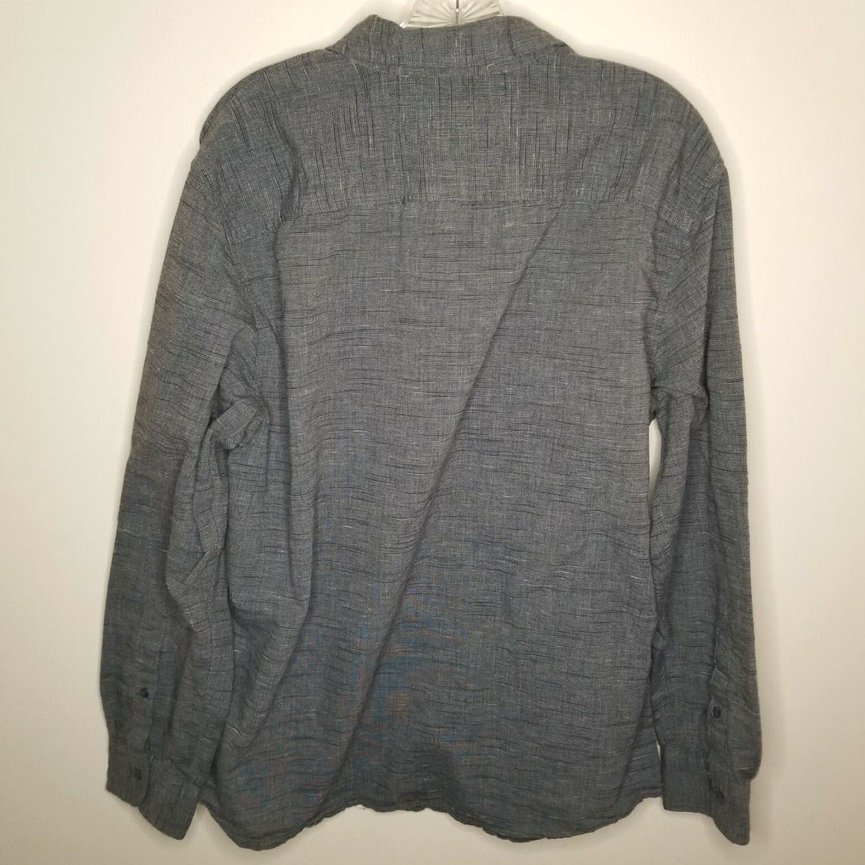 Vintage URBAN PIPELINE Long Sleeve Button-Up Shirt Adult Large Gray Mens Size US L / EU 52-54 / 3 - 4 Thumbnail