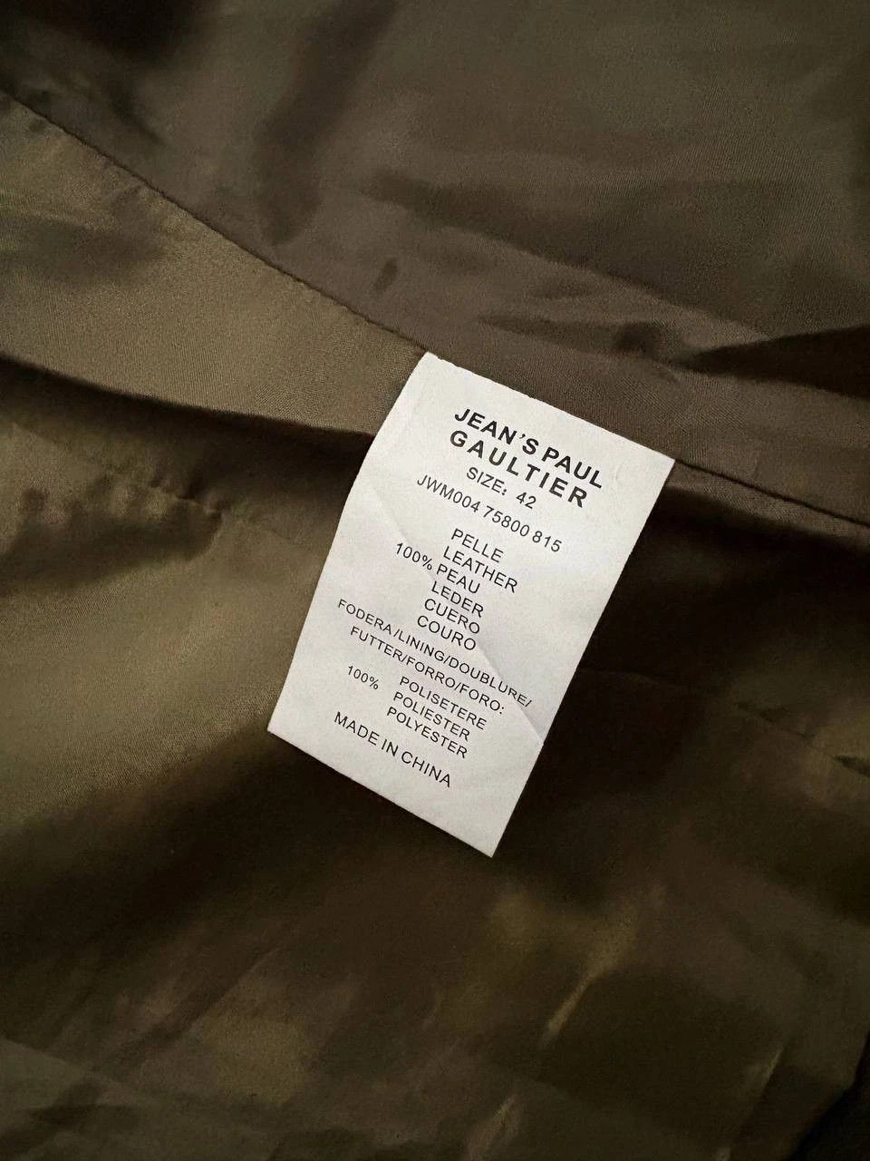 Jean Paul Gaultier Vintage 90s Jean Paul Gaultier Luxury Leather Jacket Size M / US 6-8 / IT 42-44 - 7 Thumbnail