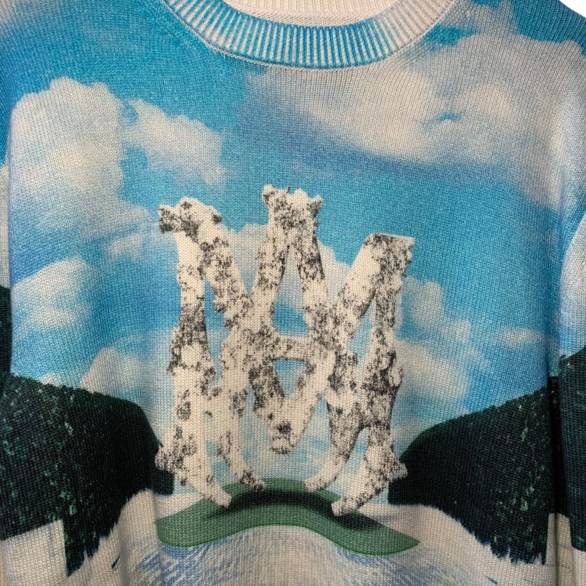 Amiri Amiri Runway Print Cashmere Logo Graphic Sweater Large Size US L / EU 52-54 / 3 - 4 Thumbnail