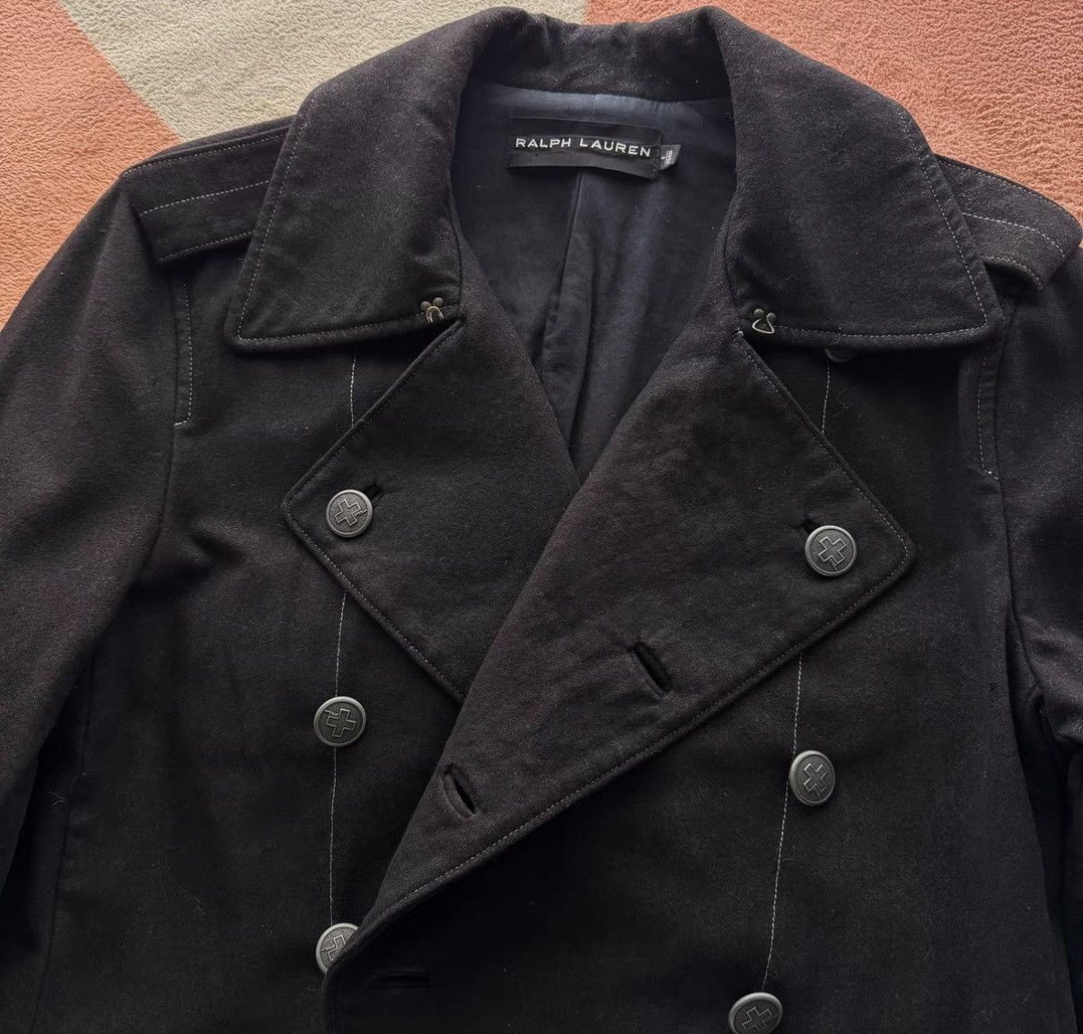 Ralph Lauren Ralph Lauren Black Label Wool Double Breasted Coat K22 Size US S / EU 44-46 / 1 - 2 Thumbnail