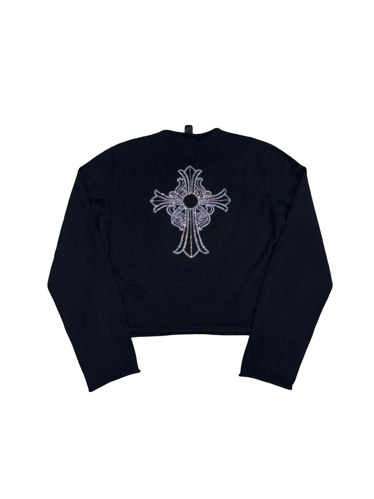 Chrome Hearts rhinestone cross cashmere sweater Size S / US 4 / IT 40 - 1 Thumbnail