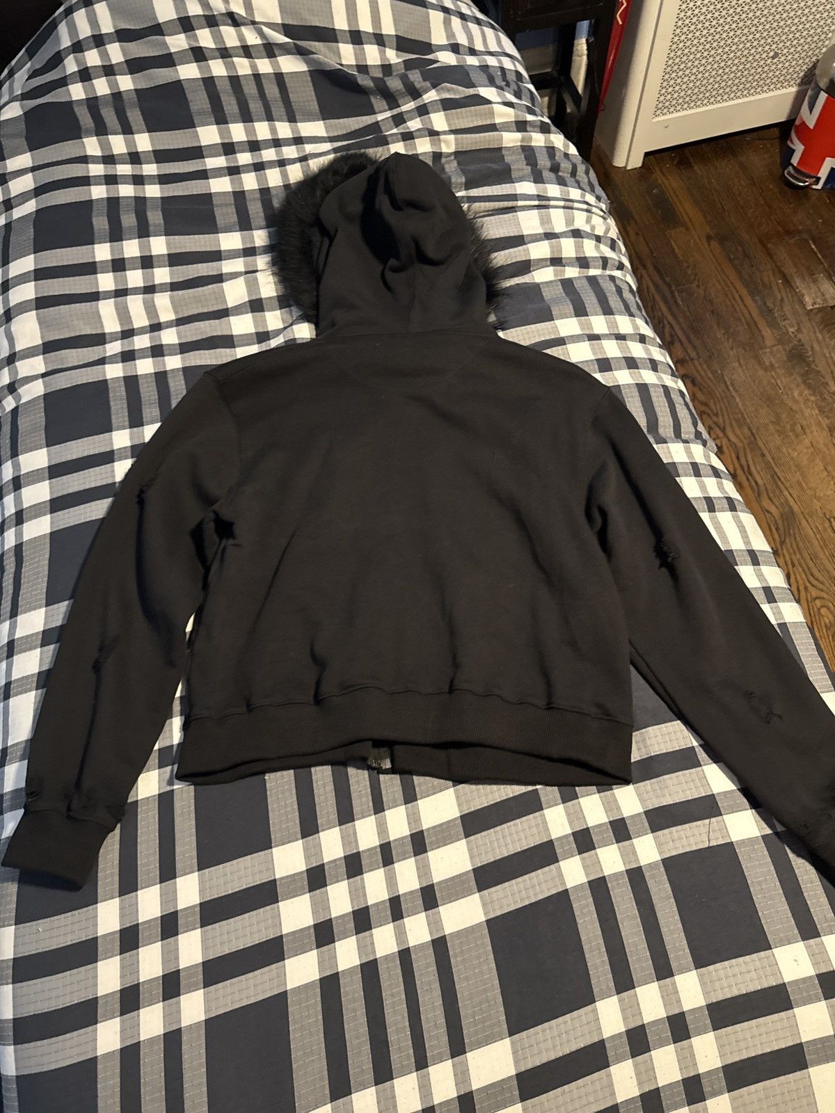 Japanese Brand Black Fur Hoodie Size US L / EU 52-54 / 3 - 2 Thumbnail