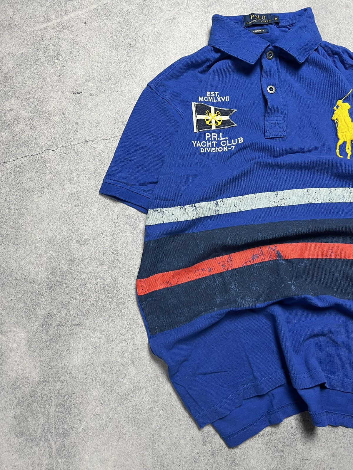 Ralph Lauren Vintage Ralph Lauren Yacht Club Chief Keef Style Y2K Polo #5 Size US M / EU 48-50 / 2 - 2 Thumbnail