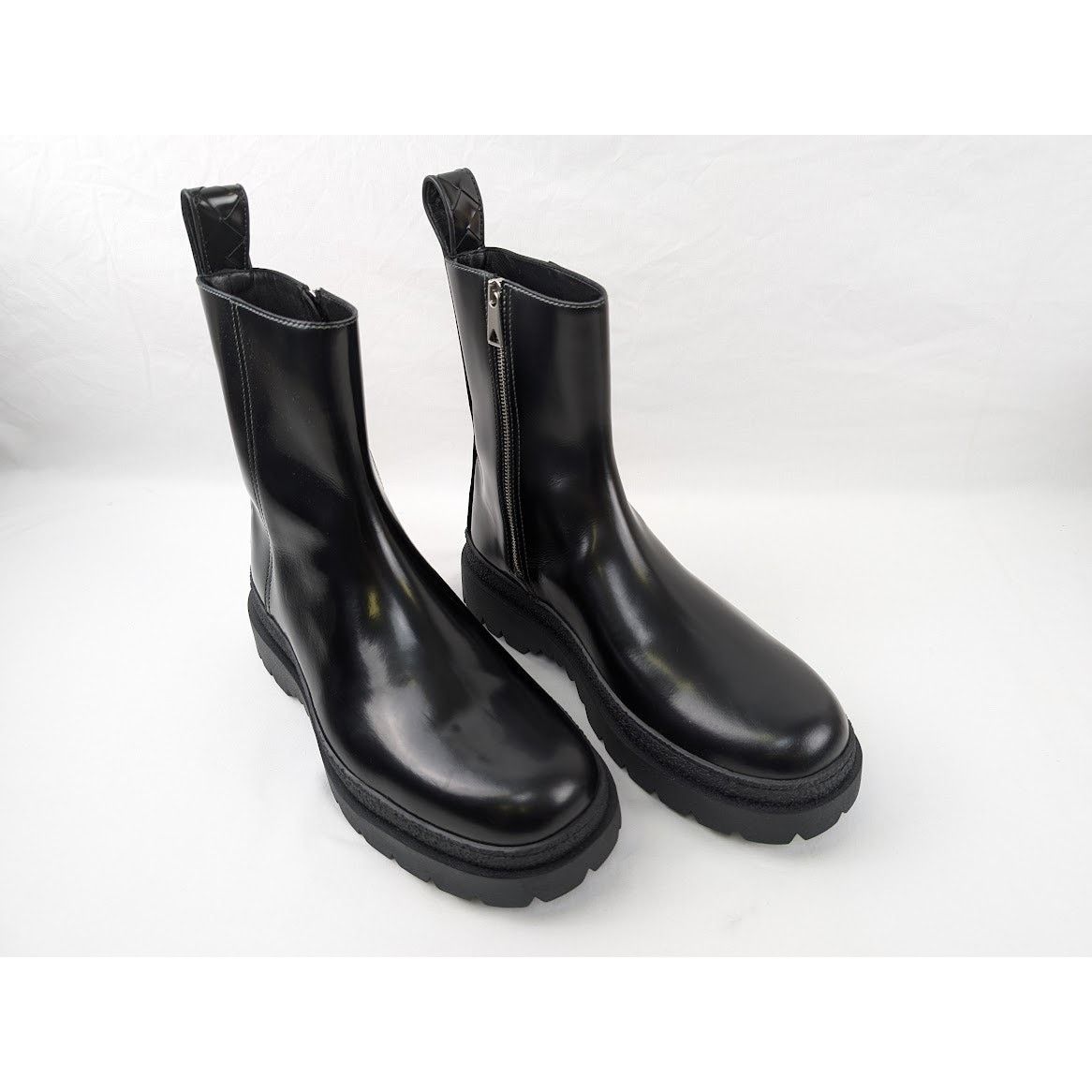 Bottega Veneta o1rshd1 Texas Calf Highway Ankle Boot in Black 45 Size US 12 / EU 45 - 5 Thumbnail