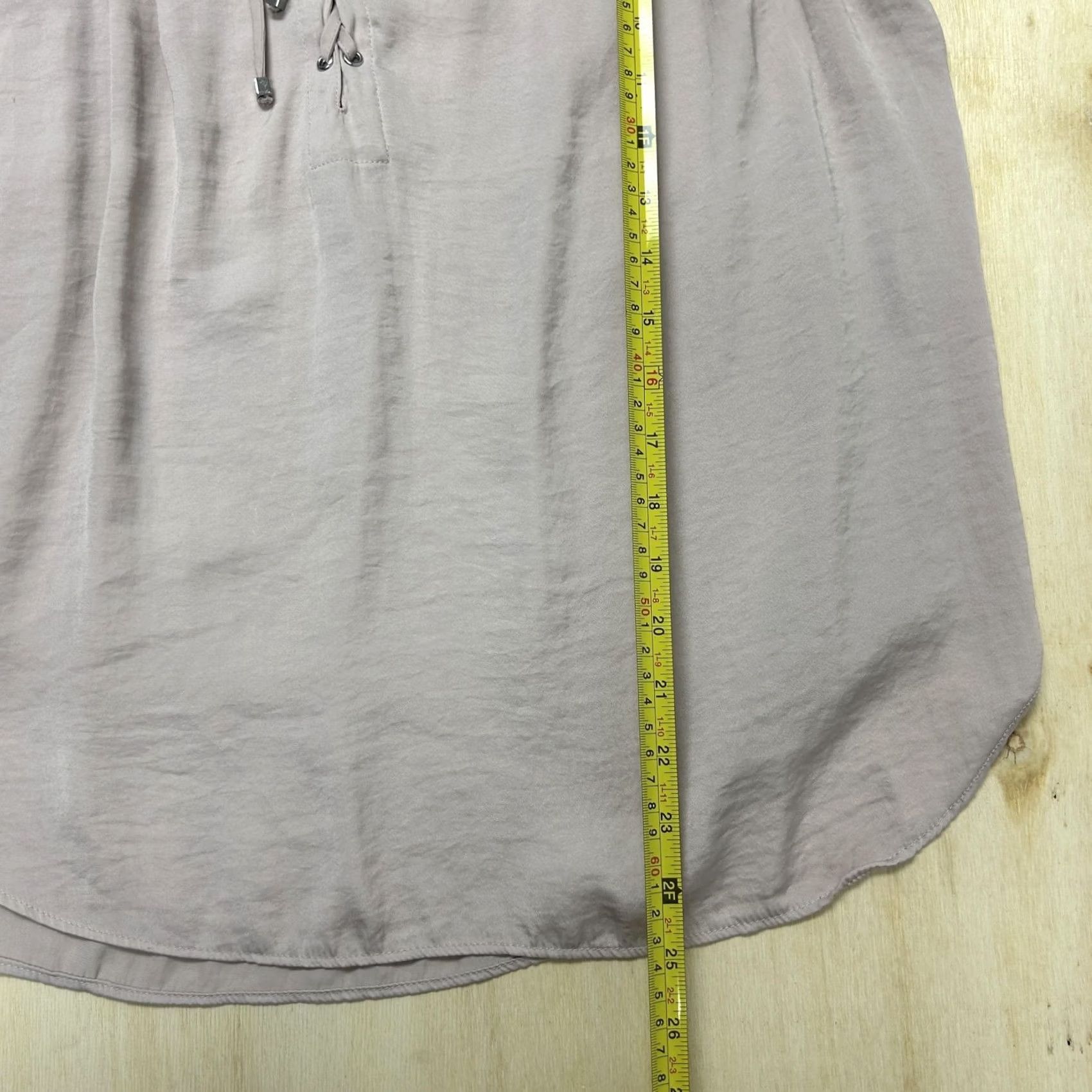 Vintage Jennifer Lopez Tank Top Womens Medium Beige Lace Up Halter Camisole Sleeveless Size M / US 6-8 / IT 42-44 - 4 Thumbnail