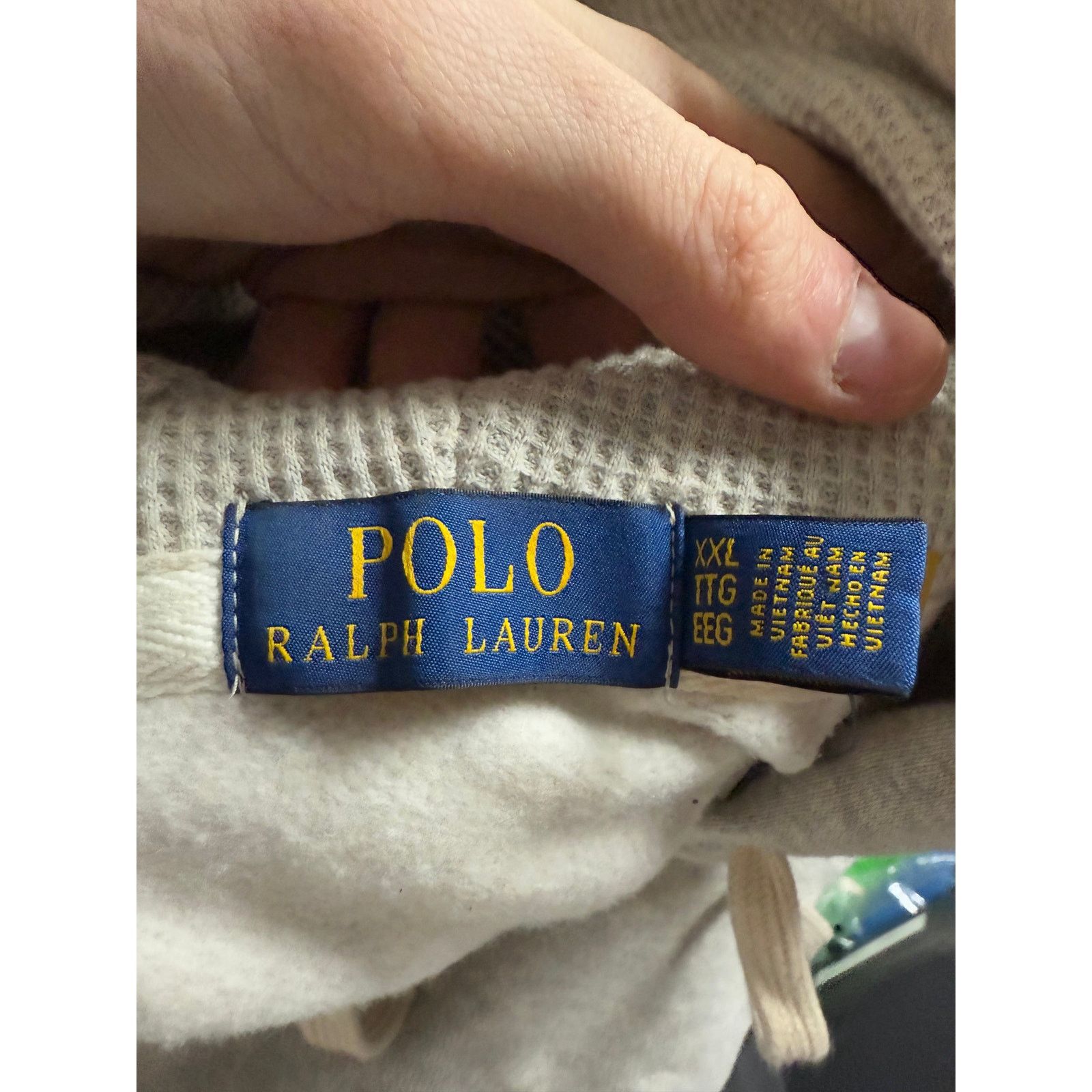 Polo Ralph Lauren Polo Zip Up Grey Navy New with Tags XXL Size US XXL / EU 58 / 5 - 2 Thumbnail