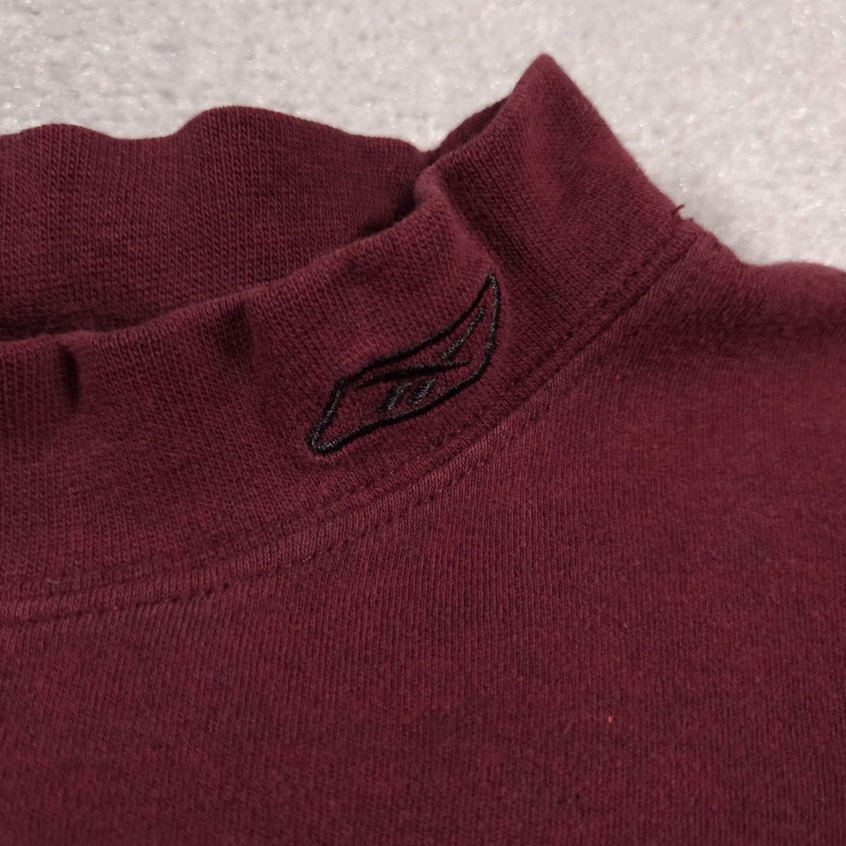 Reebok VINTAGE Reebok Mock Neck T Shirt Mens M Long Sleeve Maroon Red 2000s Sportswear/Beach Size US M / EU 48-50 / 2 - 4 Thumbnail