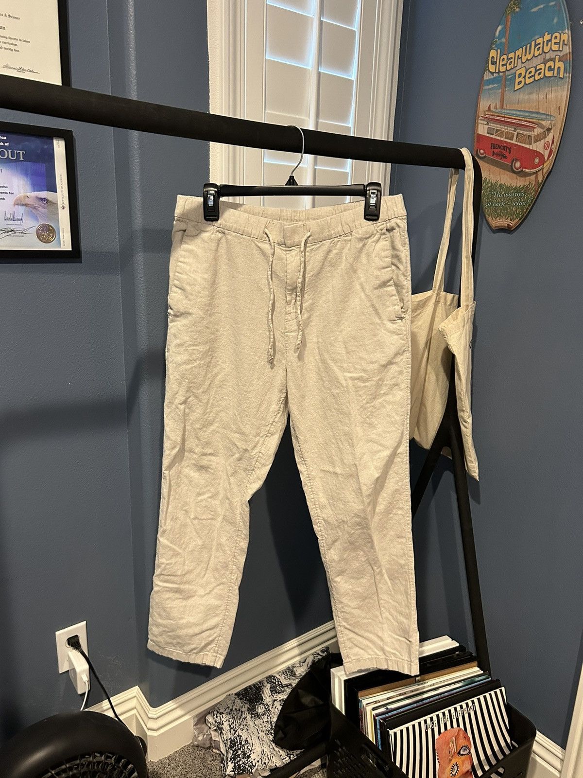H&M H&M Regular Fit Linen Pants - S Size US 30 / EU 46 - 1 Thumbnail