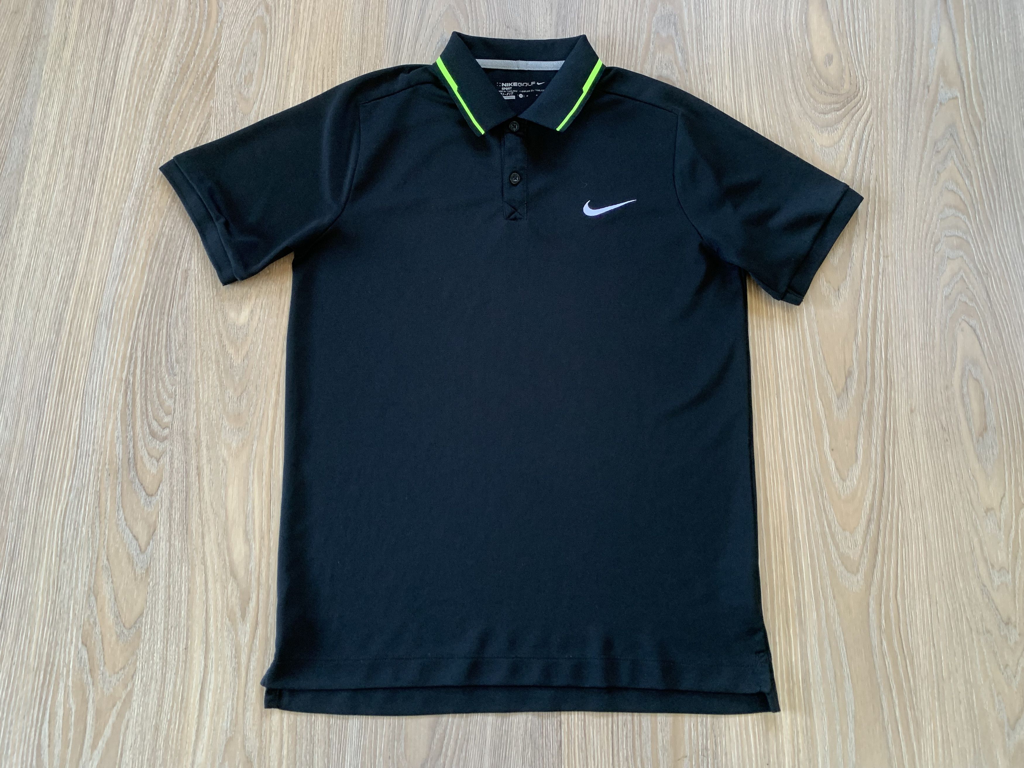 Nike Nike Golf Sport Black Polo Shirt Size US M / EU 48-50 / 2 - 2 Thumbnail