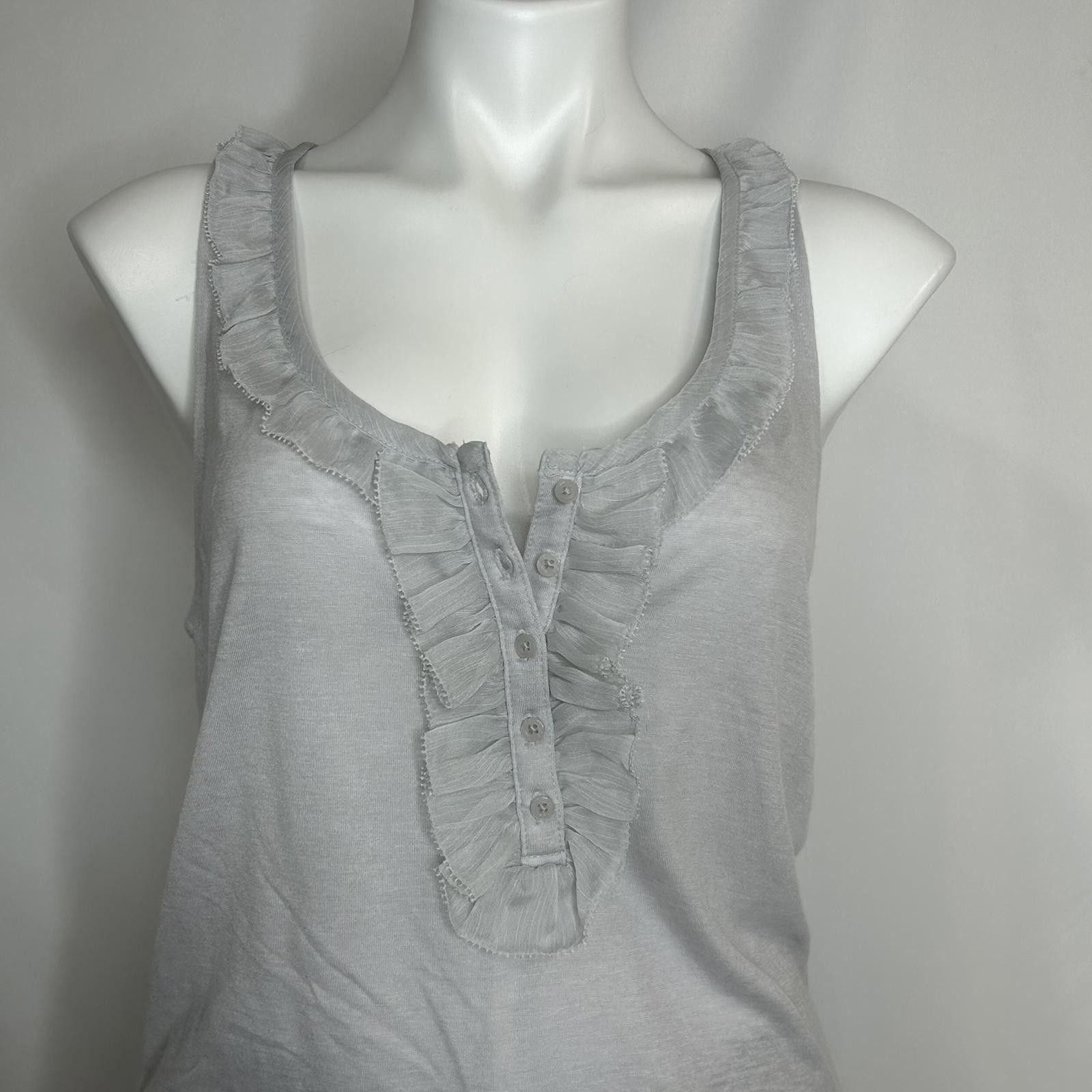 Banana Republic NWT - Banana Republic Ruffle Tank, Large Size L / US 10 / IT 46 - 5 Thumbnail