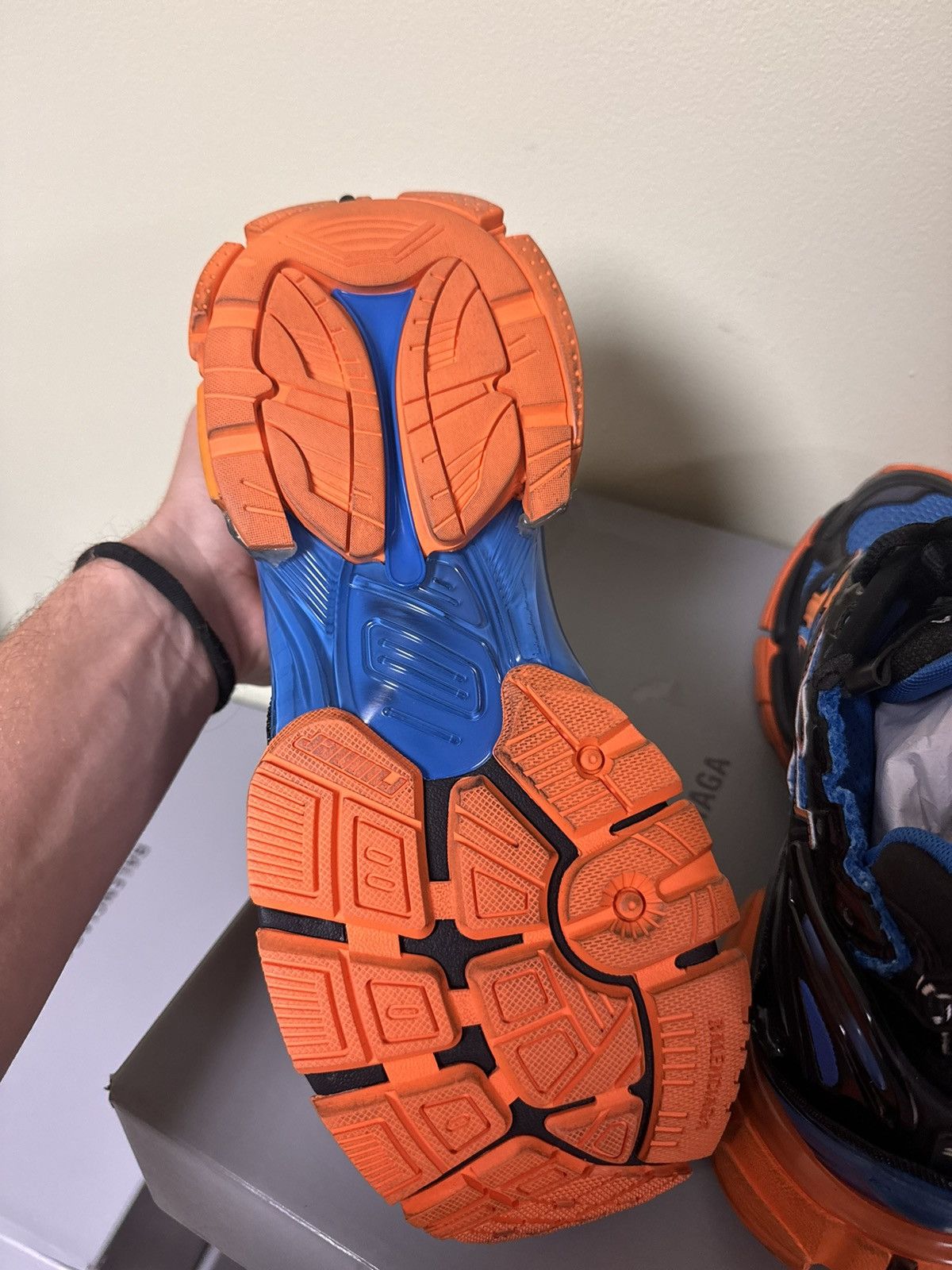 Balenciaga Balenciaga Blue Orange Runner 40 Size US 7 / EU 40 - 6 Thumbnail