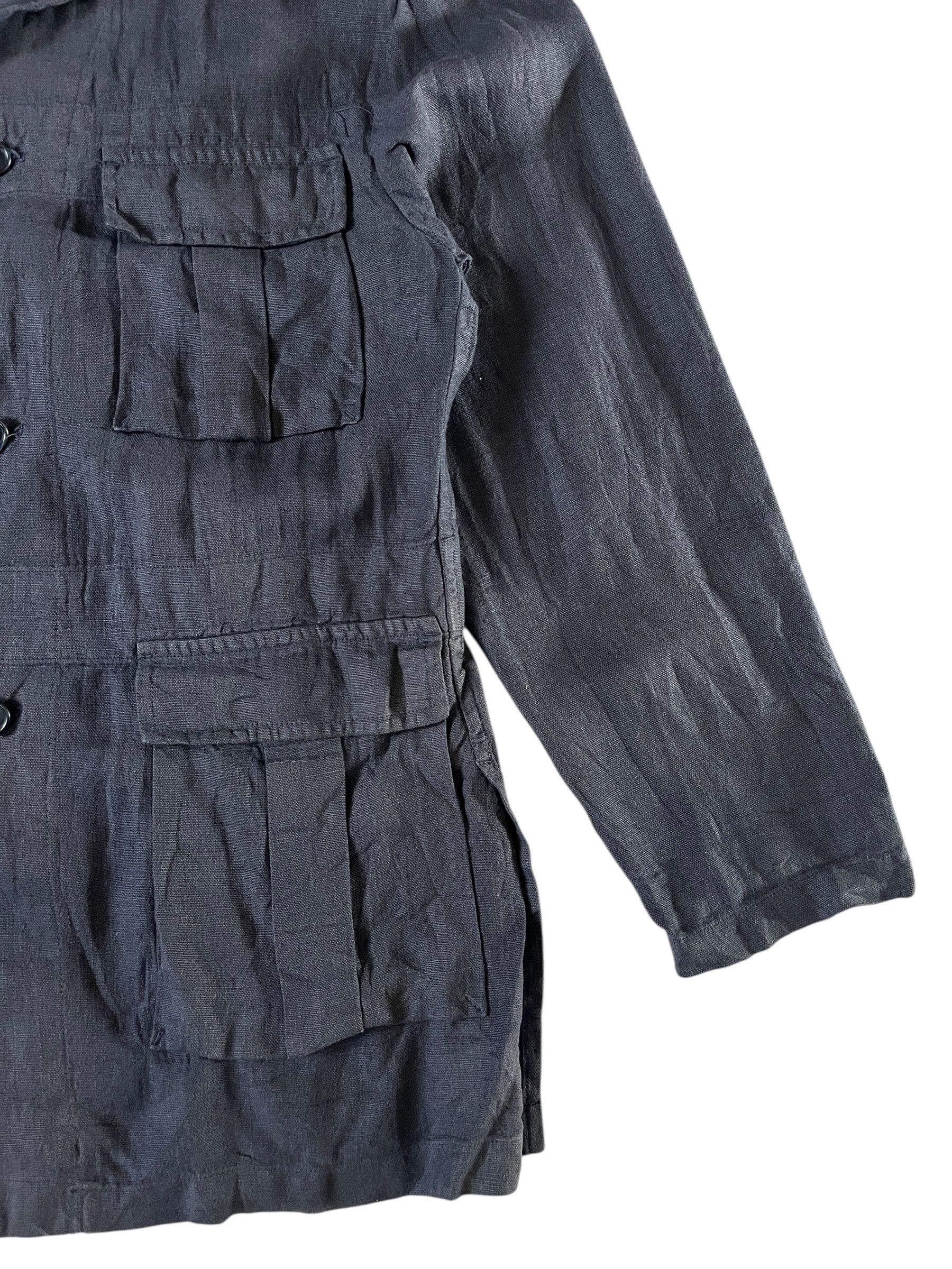 Henry Cotton's Henry Cotton’s Made in Italy Utility Navy Linen Jacket Size US S / EU 44-46 / 1 - 5 Thumbnail