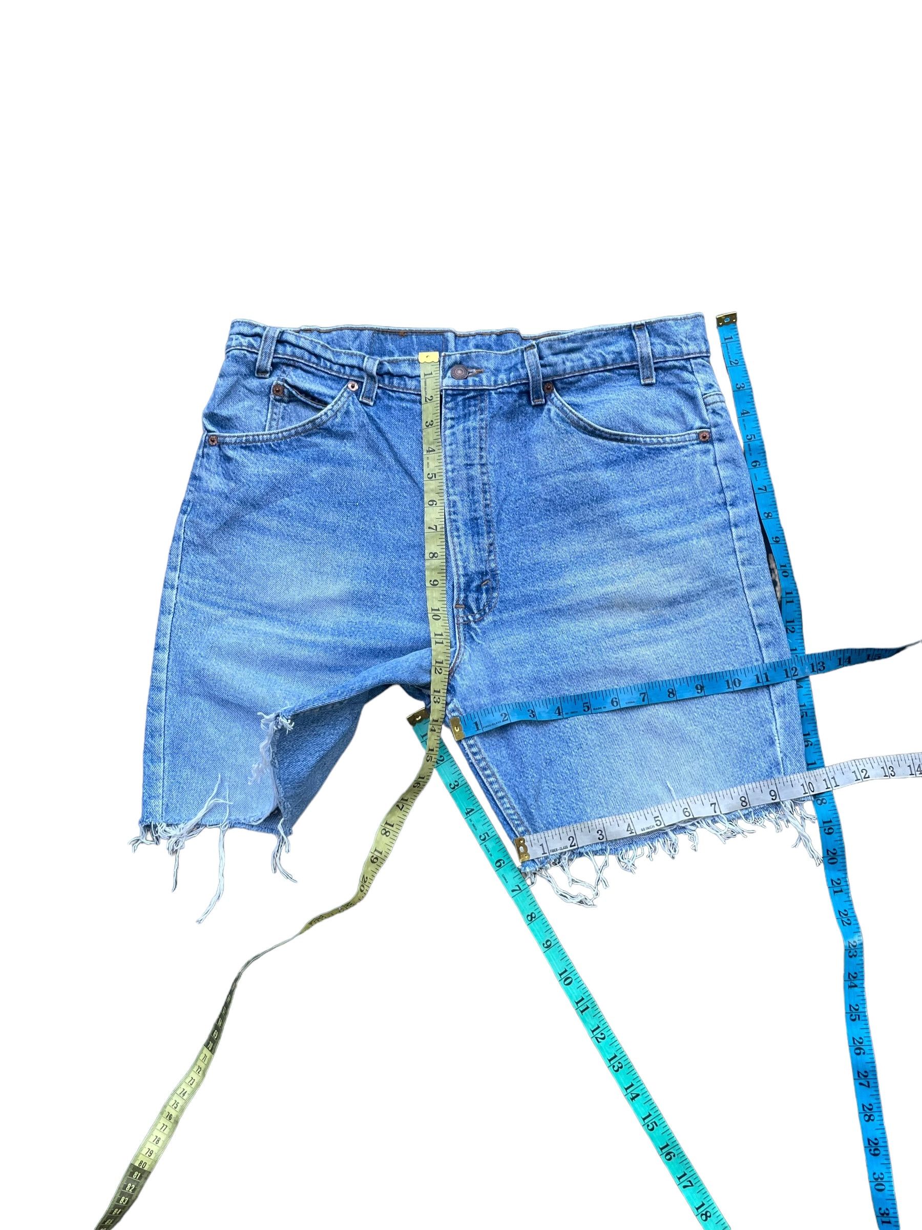 Levi's Vintage 1995 Levis 517 e Orange Tab Denim Short Size US 37 - 6 Thumbnail