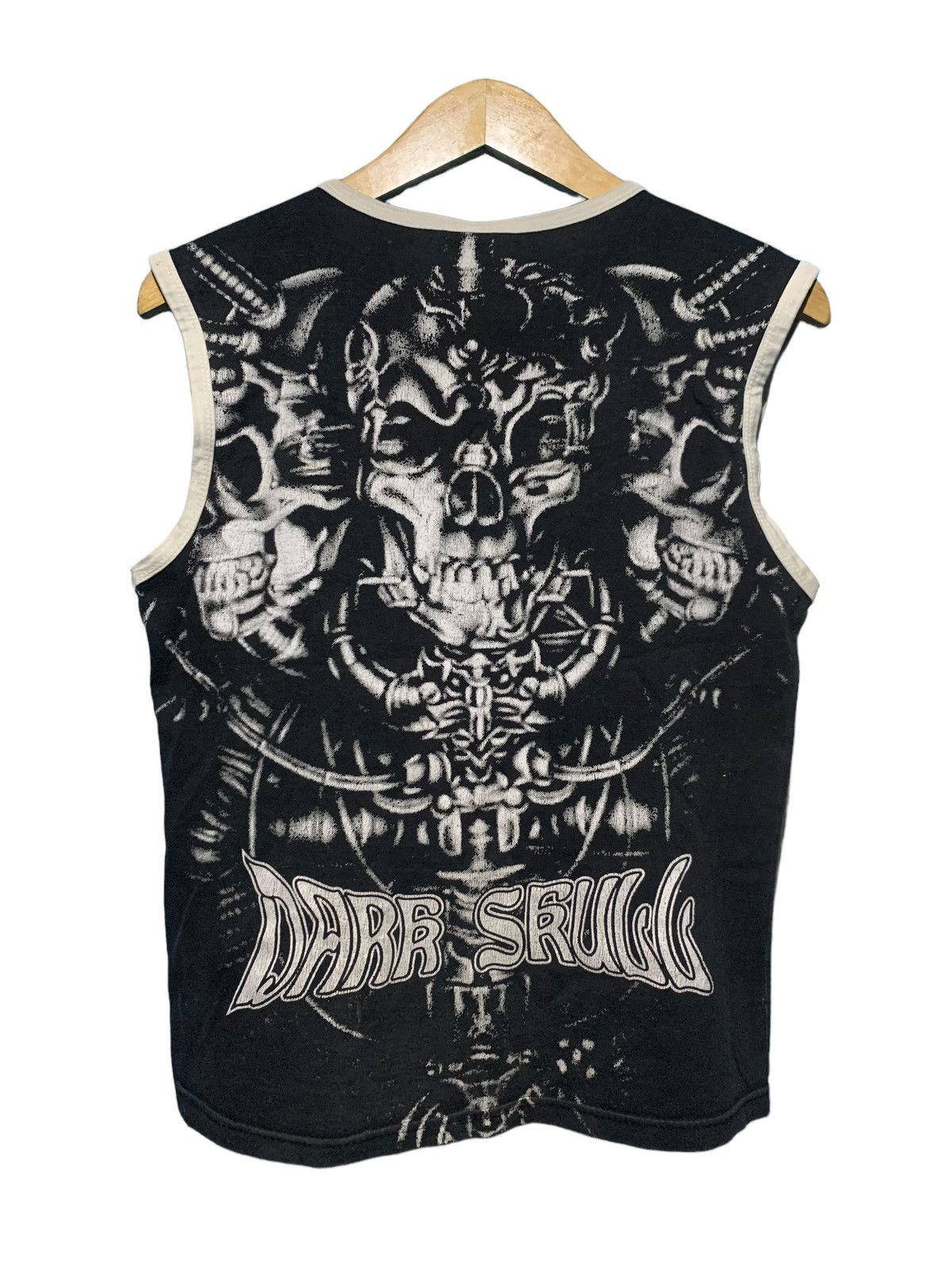 Affliction × Beauty Beast × KMRii Y2k Dare Skull all of print tanktop by contender japan Size US S / EU 44-46 / 1 - 8 Thumbnail
