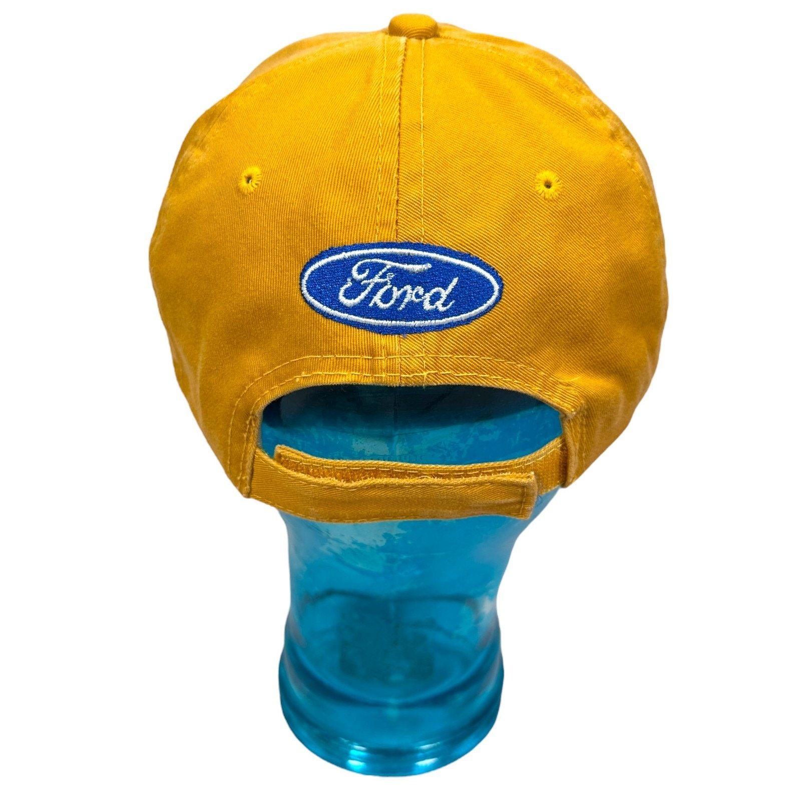 Other VTG Ford Outfitters Strapback Dad Hat Burnt Yellow Adult New Size ONE SIZE - 4 Thumbnail