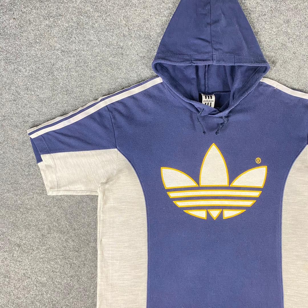 Adidas Vintage 90s Adidas Big Logo Hoodies Size US L / EU 52-54 / 3 - 6 Thumbnail