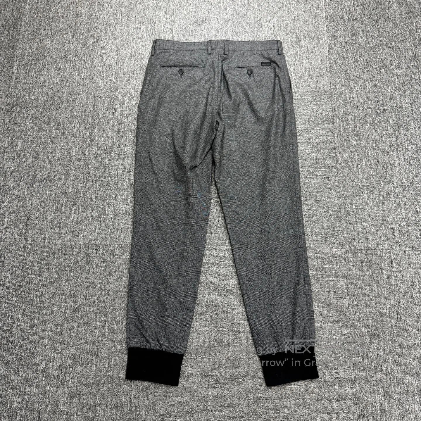Burberry BURBERRY Grid-pattern wool casual pants| Size US 34 / EU 50 - 2 Thumbnail
