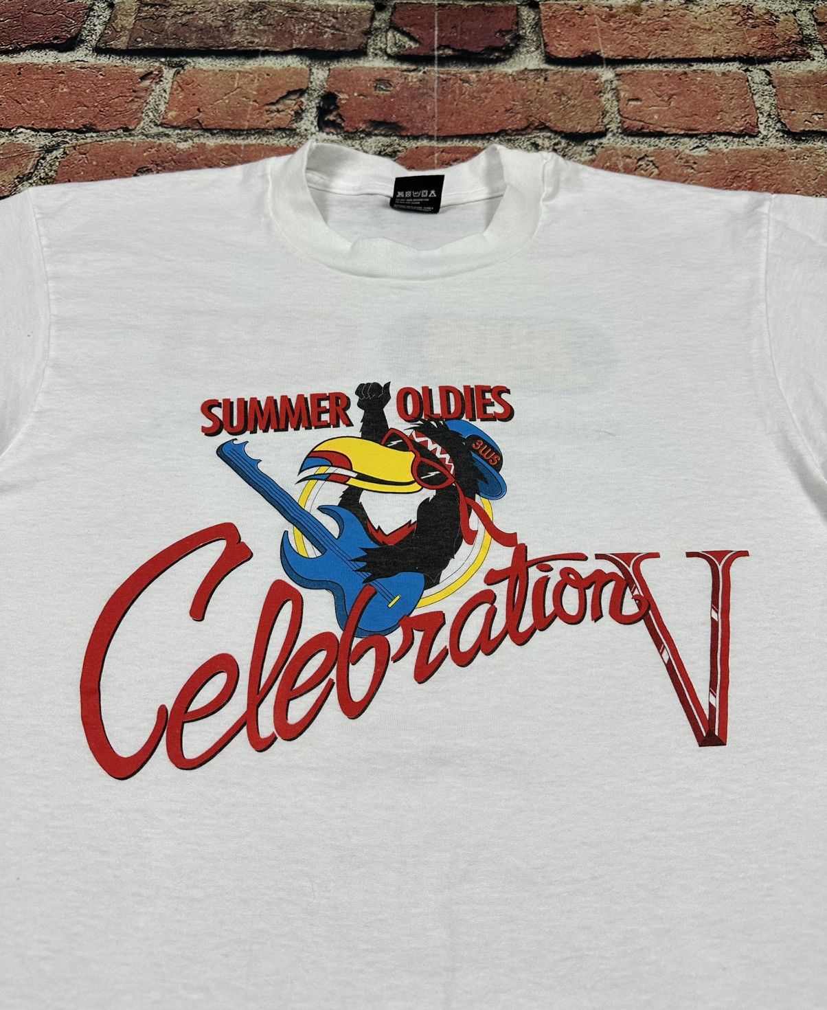 Other Vintage 1992 Summer Oldies Three Rivers Tee 3WS 94.5 Radio Size US L / EU 52-54 / 3 - 3 Thumbnail