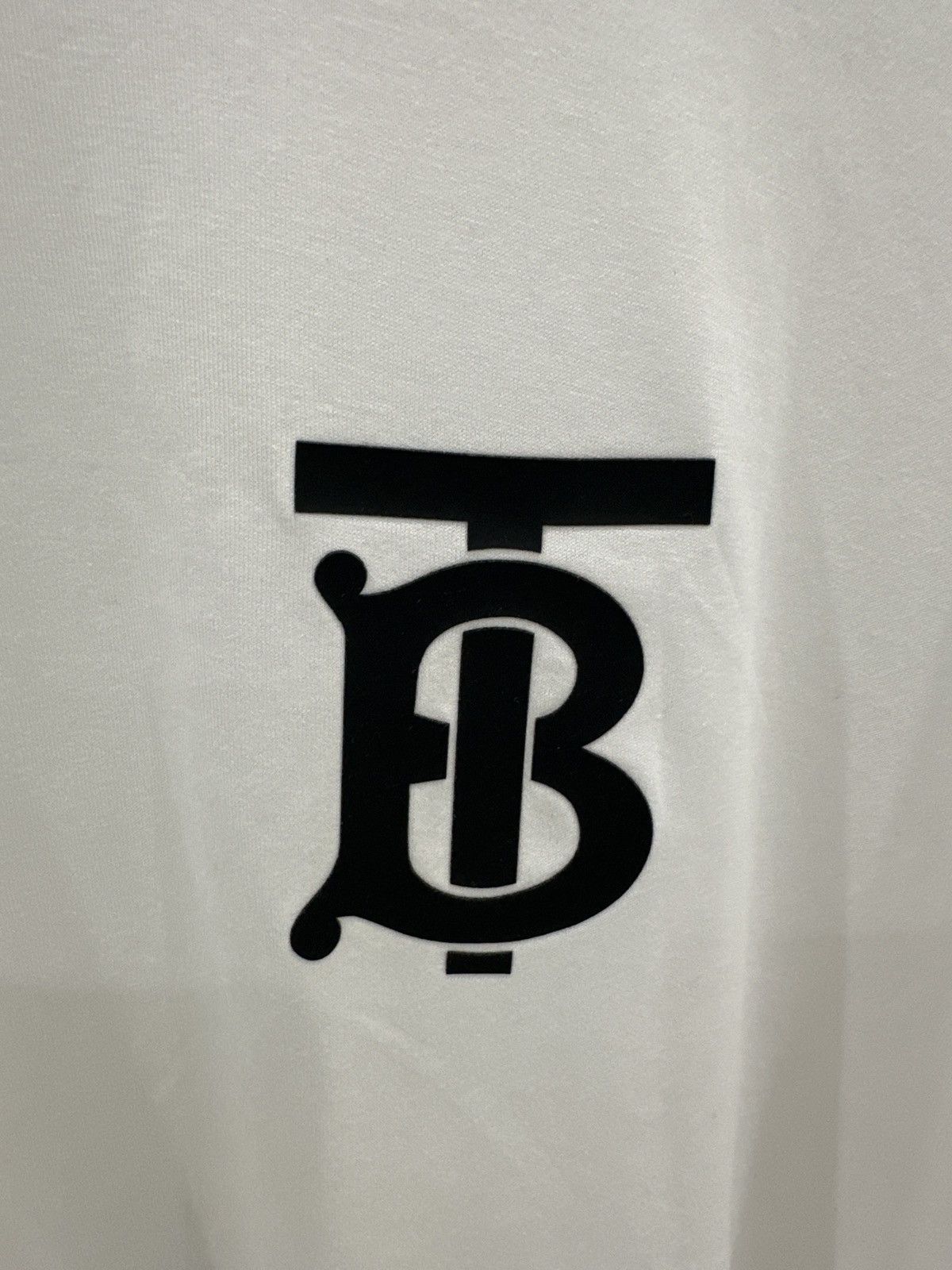 Burberry White Monogram Emerson T-Shirt Size US XXL / EU 58 / 5 - 3 Thumbnail
