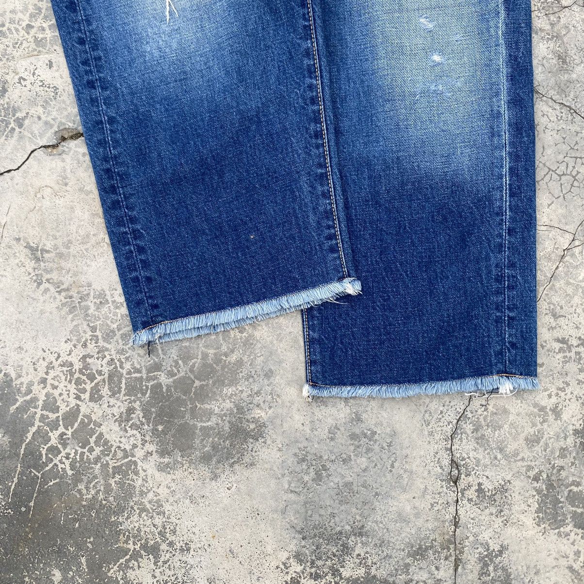 Japanese Brand KURO Hybrid Selvedge Repaired Jeans VISVIM KAPITAL STYLE Size US 29 - 3 Thumbnail
