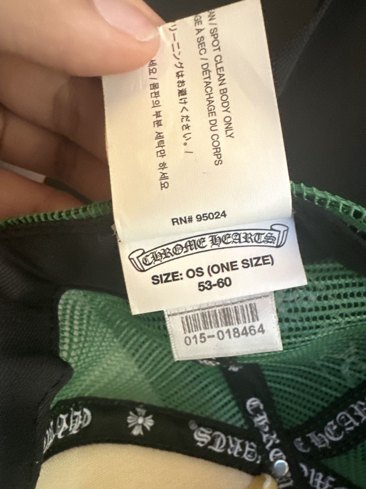 Chrome Hearts Chrome Hearts CH Trucker Hat Size ONE SIZE - 5 Thumbnail