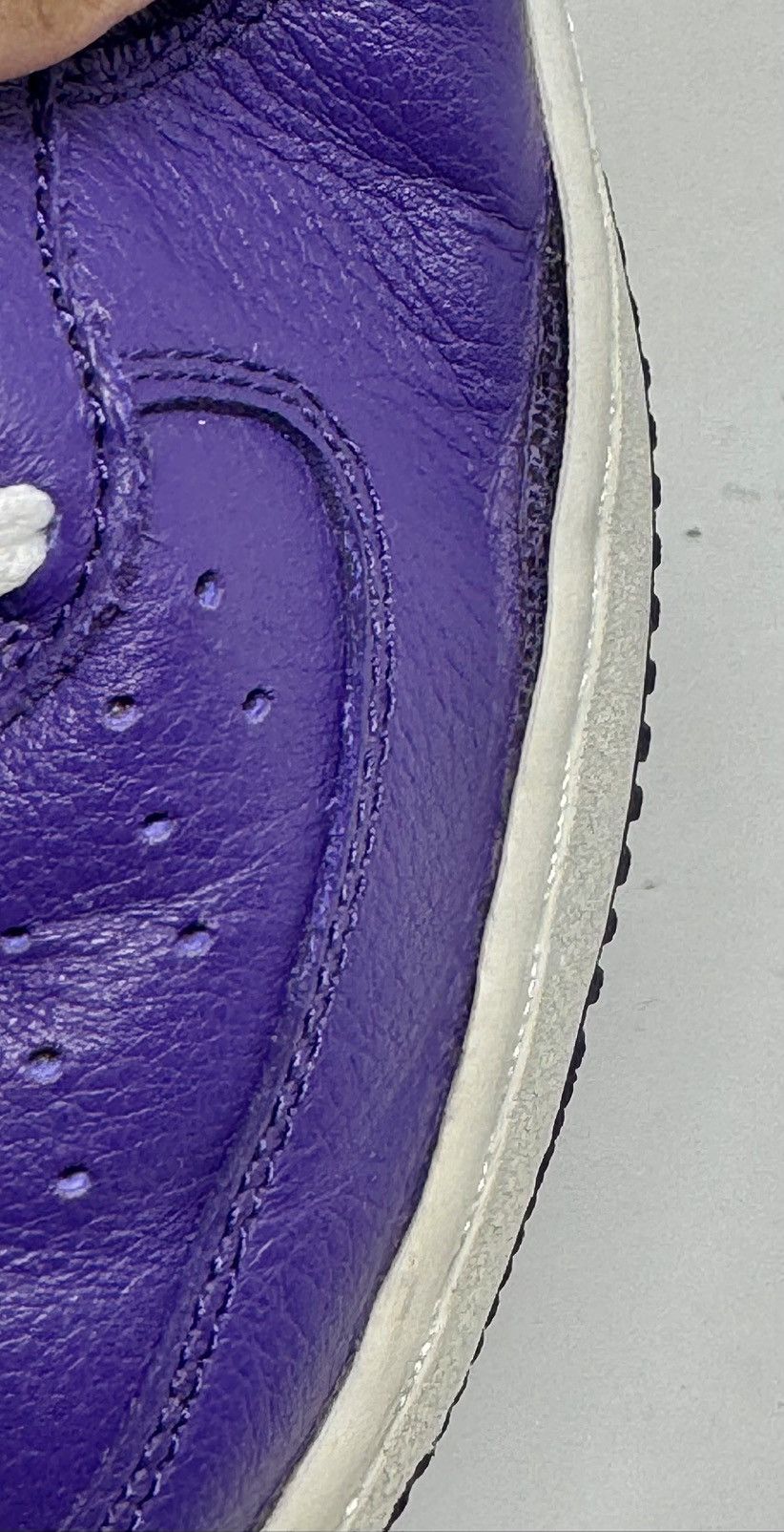 Nike × Vintage Vintage 2002 Nike Air Force 1 Mid Greek Lakers size 10 Size US 10 / EU 43 - 10 Thumbnail