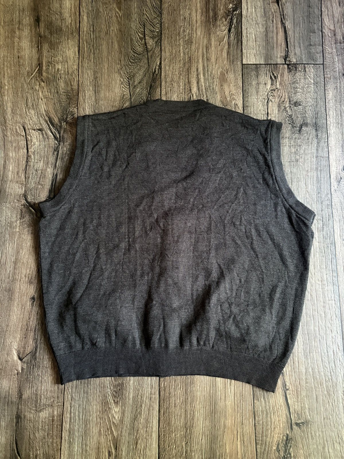 Lacoste Vintage 1980s Lacoste Chemise Wool Cardigan Vest Sweater Size US XL / EU 56 / 4 - 9 Thumbnail