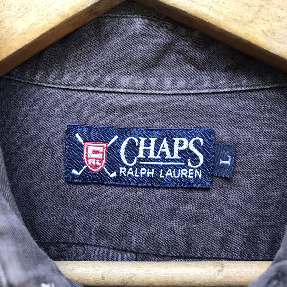 Chaps Ralph Lauren VINTAGE 1990 CHAPS RALPH LAUREN POLO BEAR BUTTON UP Size US L / EU 52-54 / 3 - 9 Thumbnail