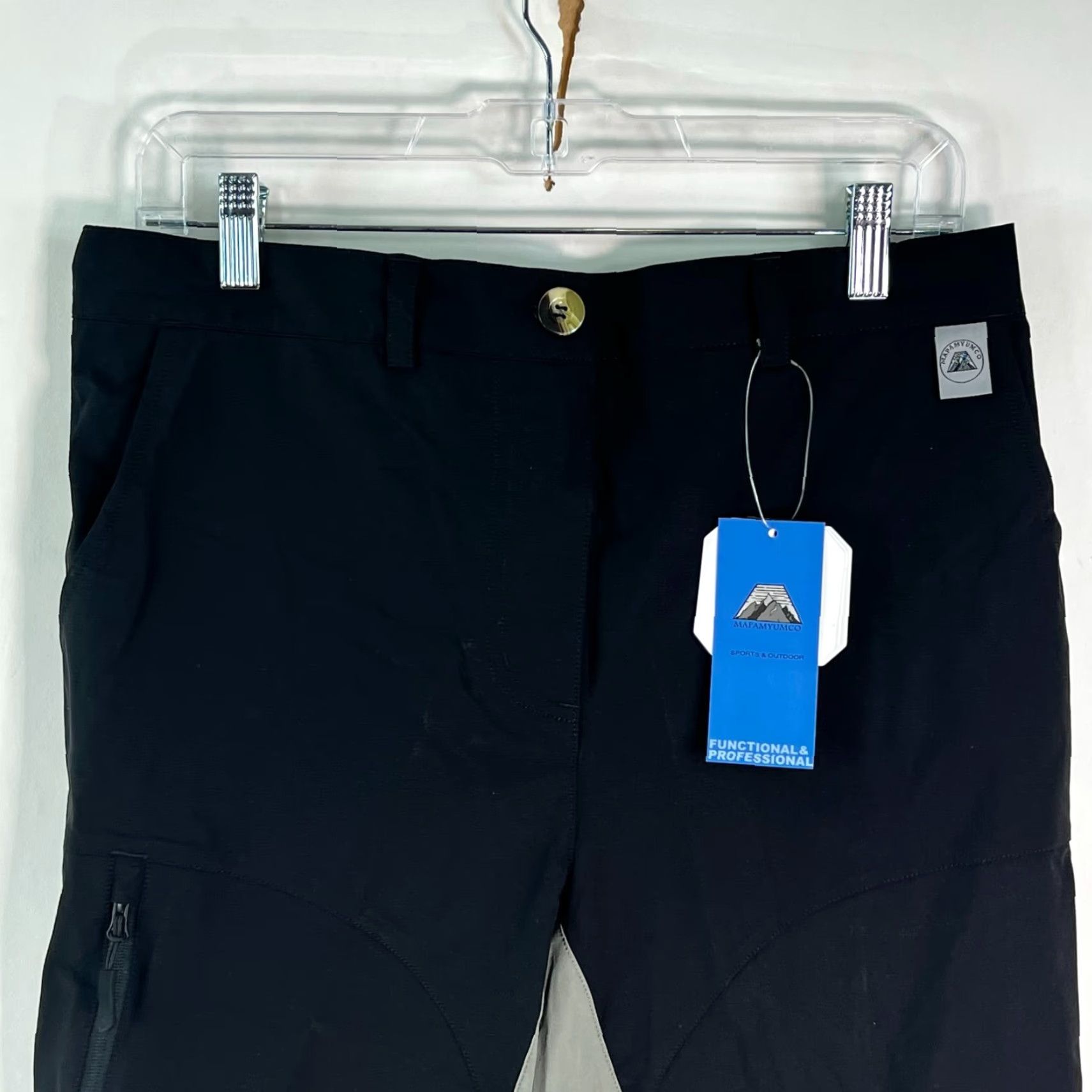 Vintage Mapamyumco Women’s Shorts Cargo Quick Dry Outdoor Hiking 8 in L Black Breathable Pockets UV Protection Golf Camping Womens Size 36" / US 14 / IT 50 - 2 Thumbnail