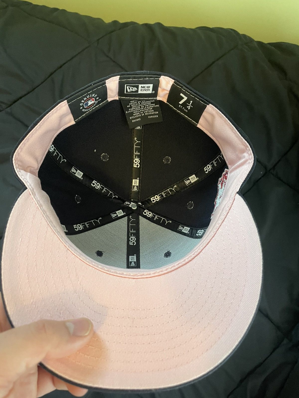 New Era Boston Redsox New Era pink undervisor hat size 7 1/4 Size ONE SIZE - 5 Thumbnail