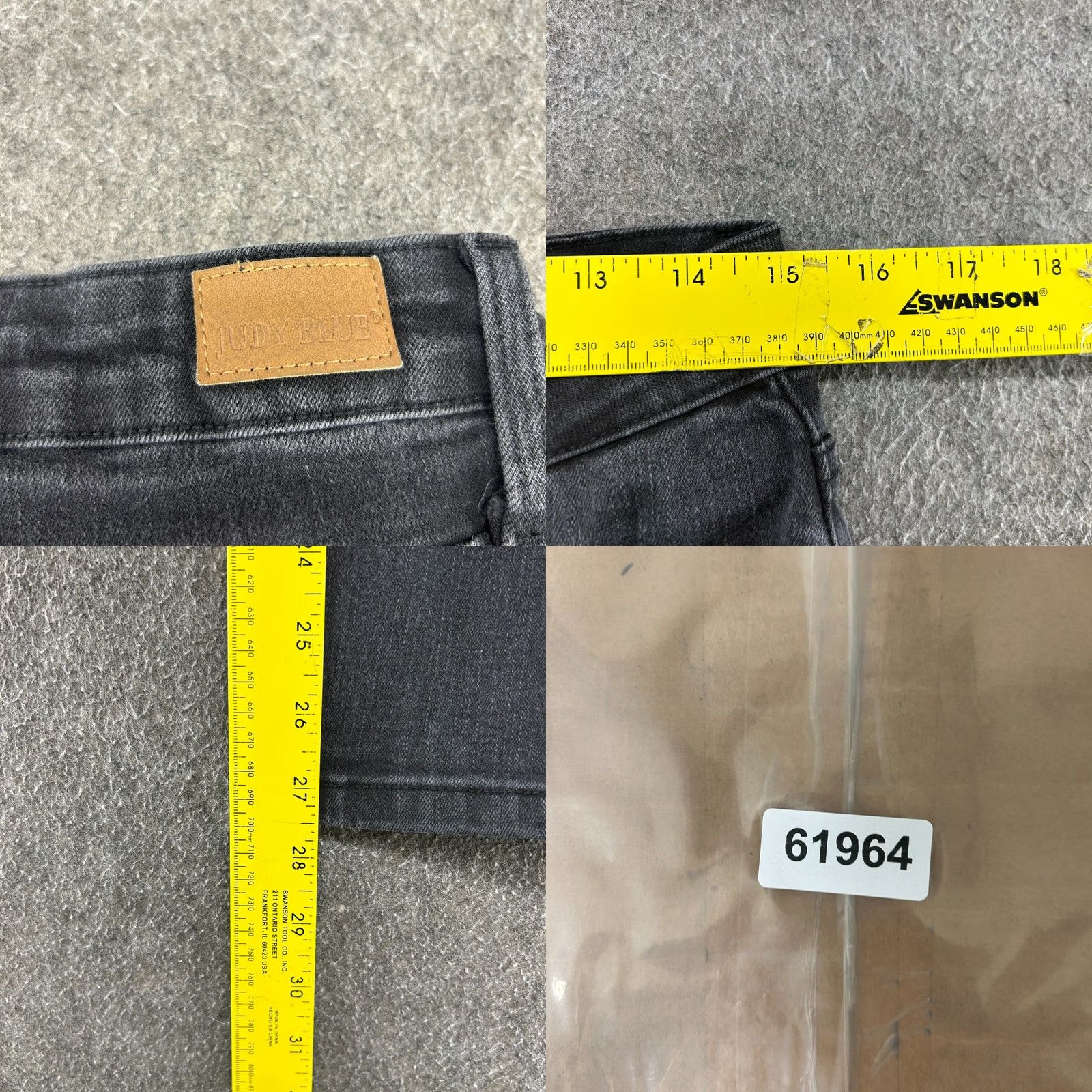 Denime Judy Blue Jeans Womens 30 Black Boyfriend Fit Dark Wash Stretch Denim Cotton Jeans Slim 5-Pocket Logo? No Size 30" / US 8 / IT 44 - 8 Thumbnail