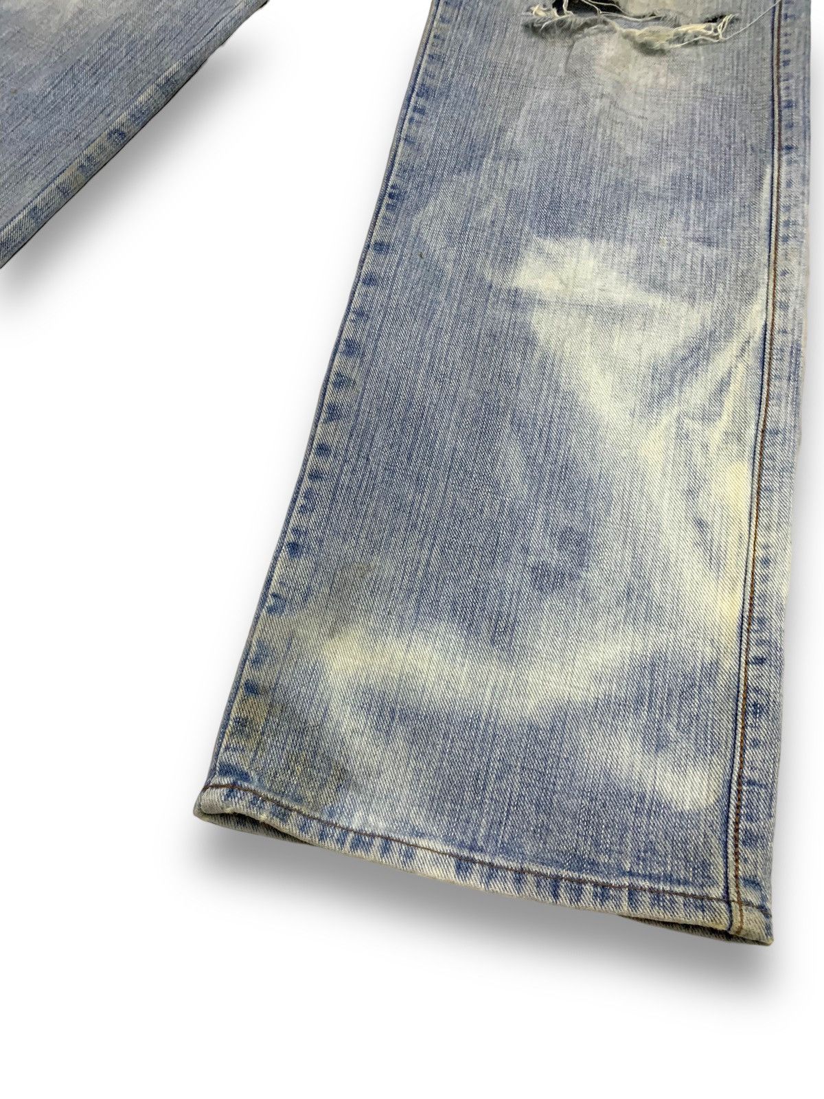 Japanese Brand Vintage Japanese Brand Dirty Mud Wash Baggy Cargo Jeans Size US 32 / EU 48 - 11 Thumbnail