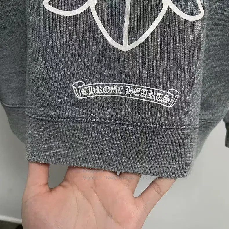 Chrome Hearts CHROME HEARTS Size M Grey Sanskrit sketch oversized cross r Size US M / EU 48-50 / 2 - 5 Thumbnail
