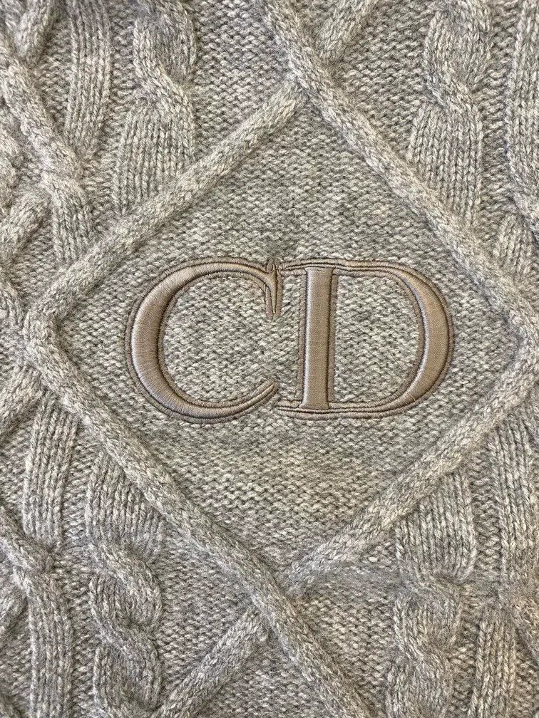 Dior Dior Grey CD sweater Size US M / EU 48-50 / 2 - 3 Thumbnail