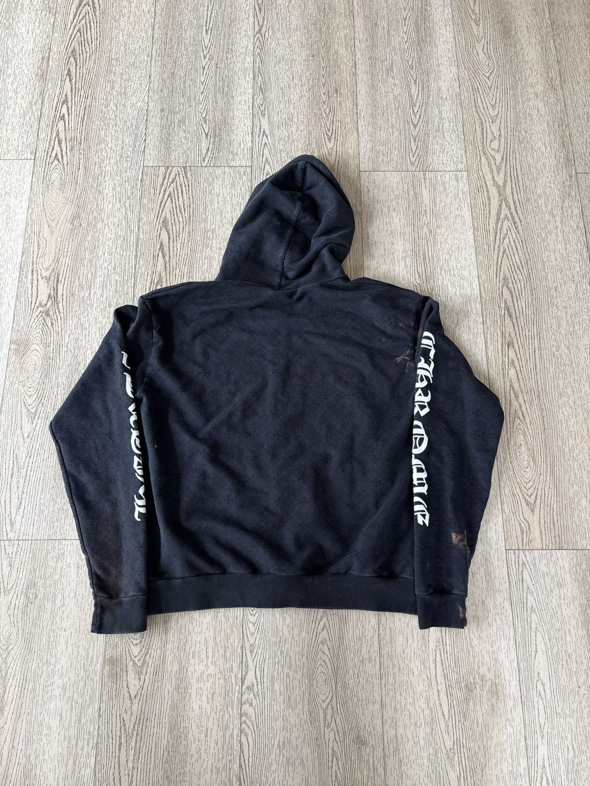 Chrome Hearts Chrome Hearts Monogram Verticle Logo Zip Up Hoodie Size US XS / EU 42 / 0 - 2 Thumbnail