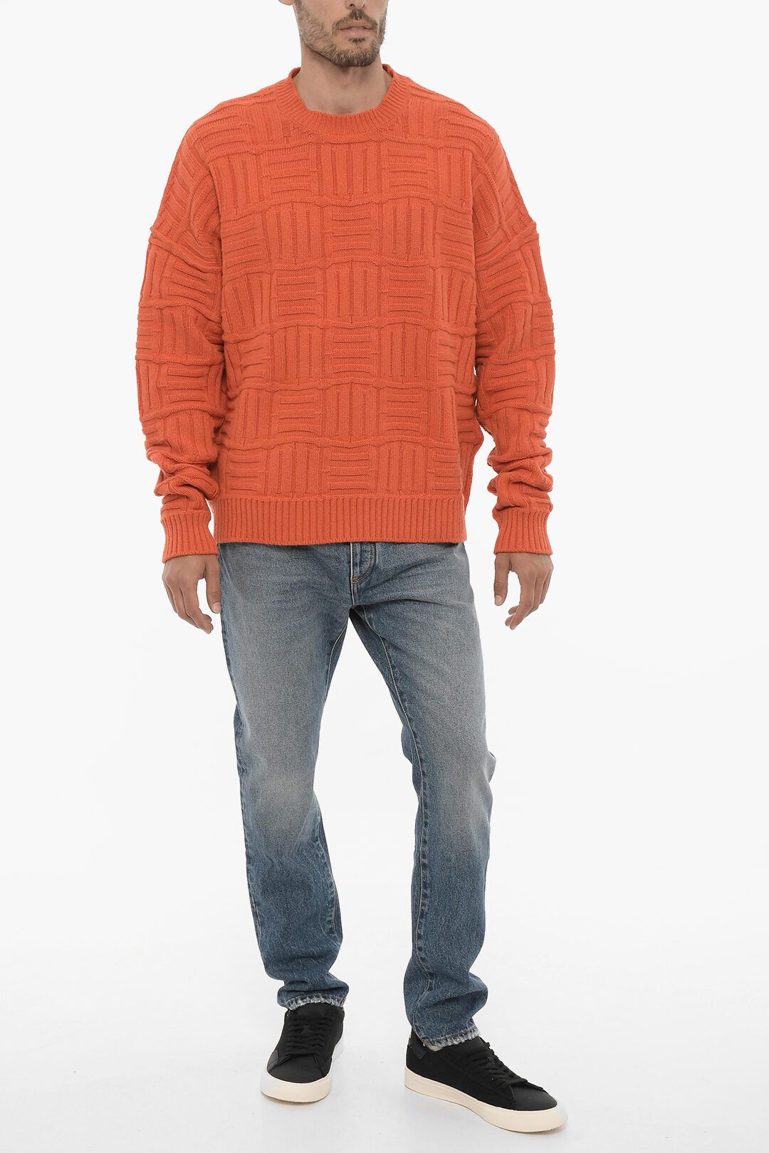 Ambush Design og1mm0925 Crewneck Sweater in Orange Size US L / EU 52-54 / 3 - 4 Thumbnail