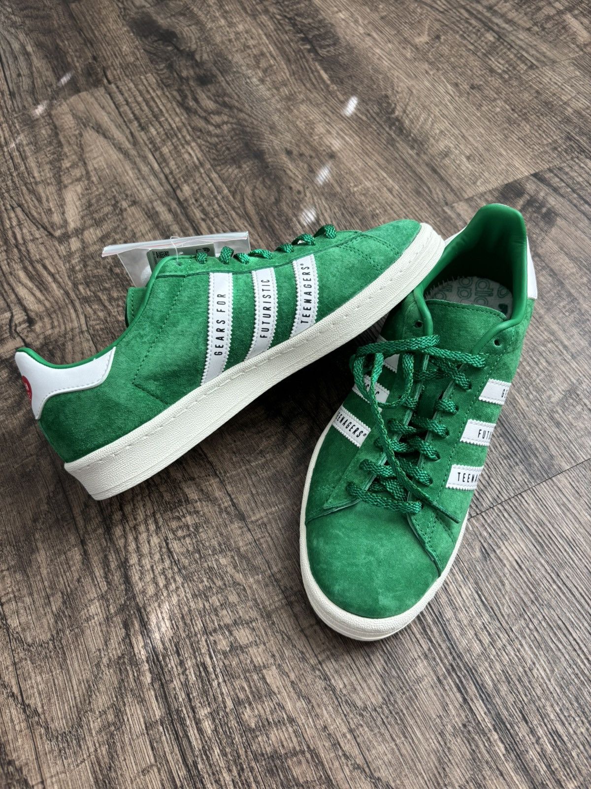 Adidas × Human Made Adidas x Human Made Sz. 7 Campus Green Shoes Size US 7 / EU 40 - 2 Thumbnail