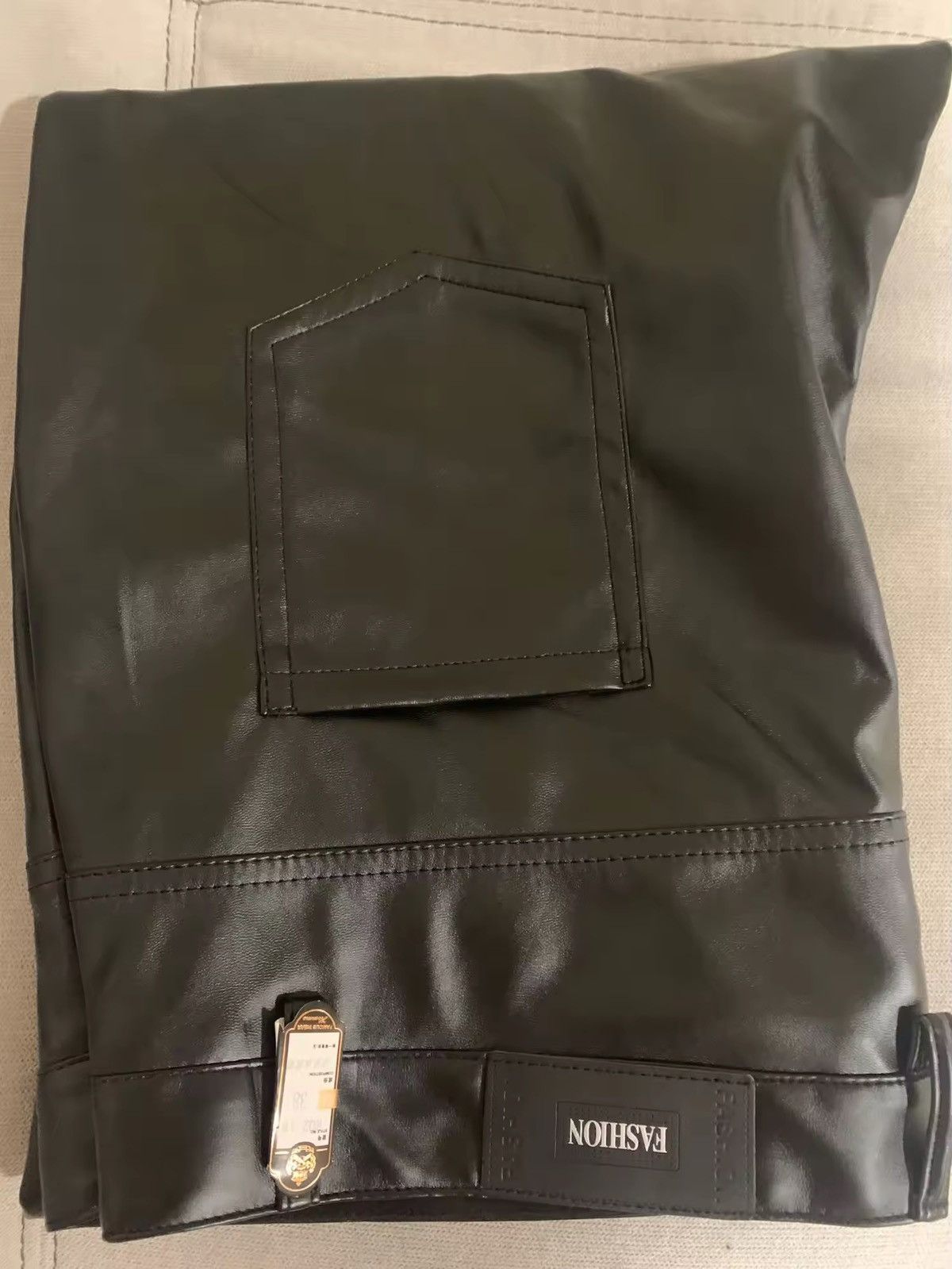 Leather Faux Leather Skinny Pants Size US 36 / EU 52 - 9 Thumbnail