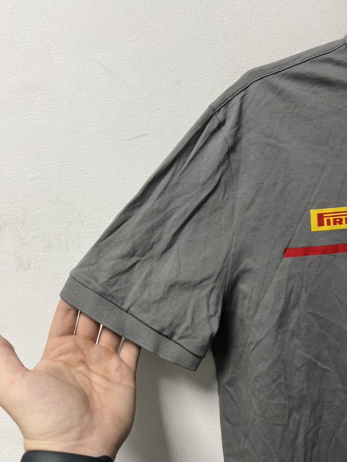Prada Prada Luna Rossa Mens Polo Luxury Shirt Size M Gray Size US M / EU 48-50 / 2 - 6 Thumbnail