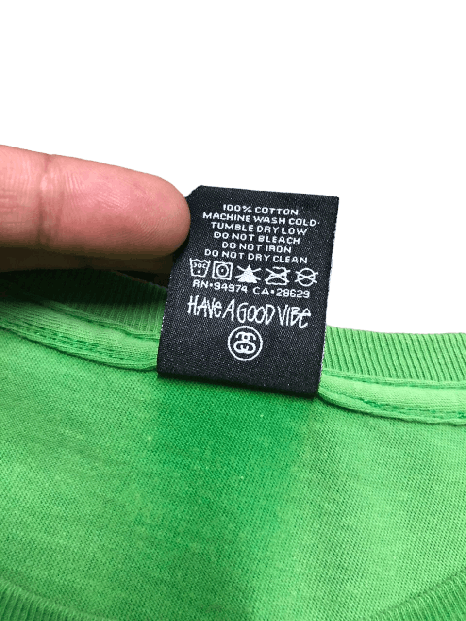 Stussy Vintage Y2K Stussy 8Ball Green T-shirt Sunfaded Size US XL / EU 56 / 4 - 15 Thumbnail