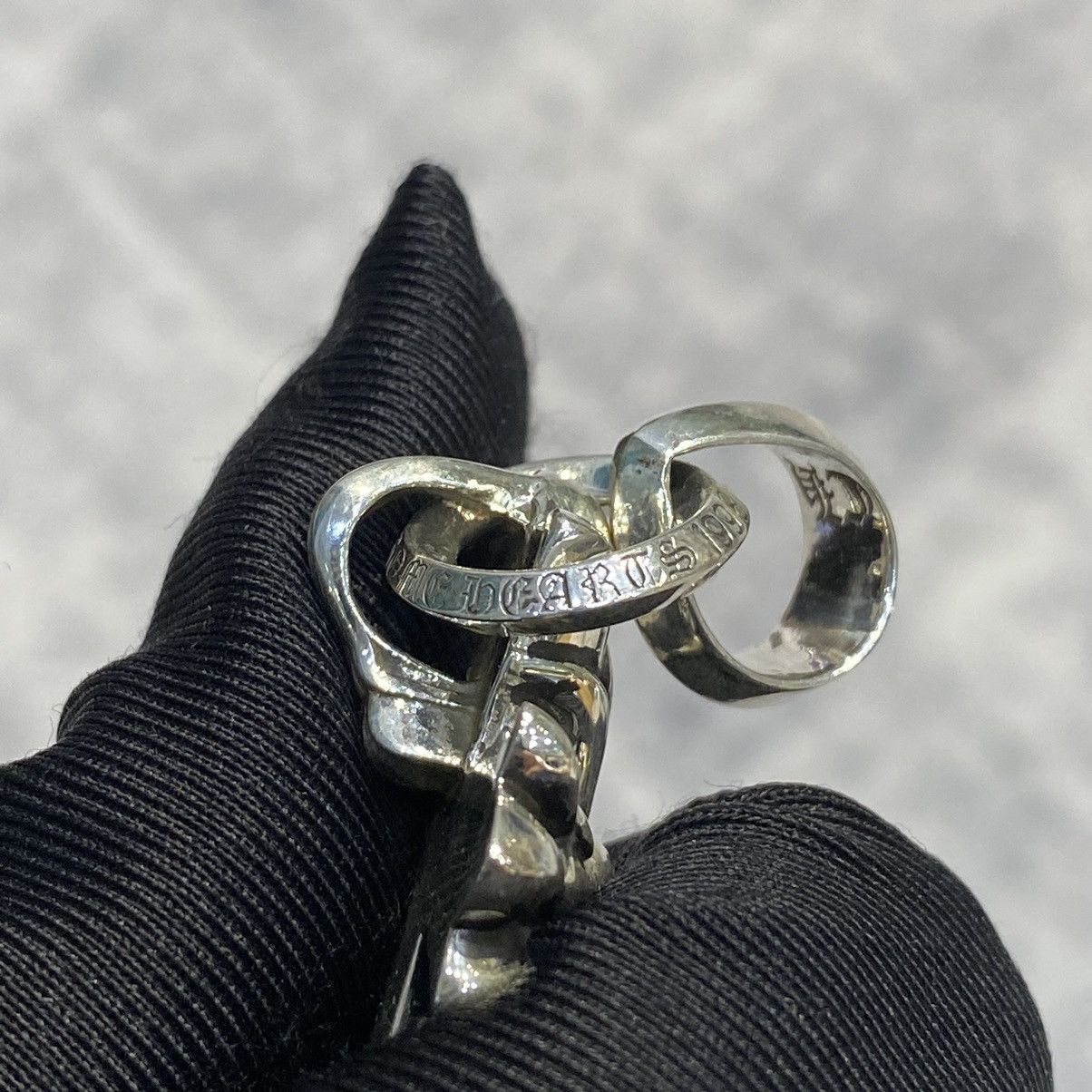 Chrome Hearts Chrome Hearts Attached Bale Cross Charm silver Size ONE SIZE - 11 Thumbnail