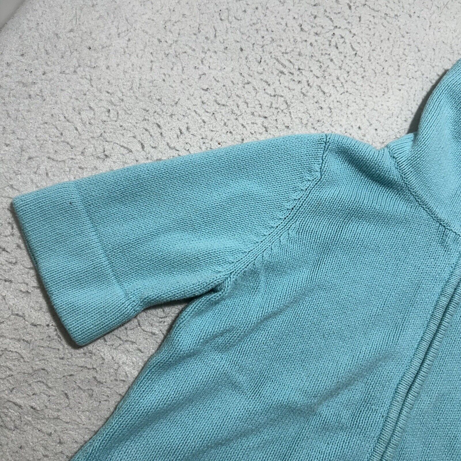 Chicos Chico's Medium Full Zip High Neck Cardigan Sweater Size M / US 6-8 / IT 42-44 - 5 Thumbnail