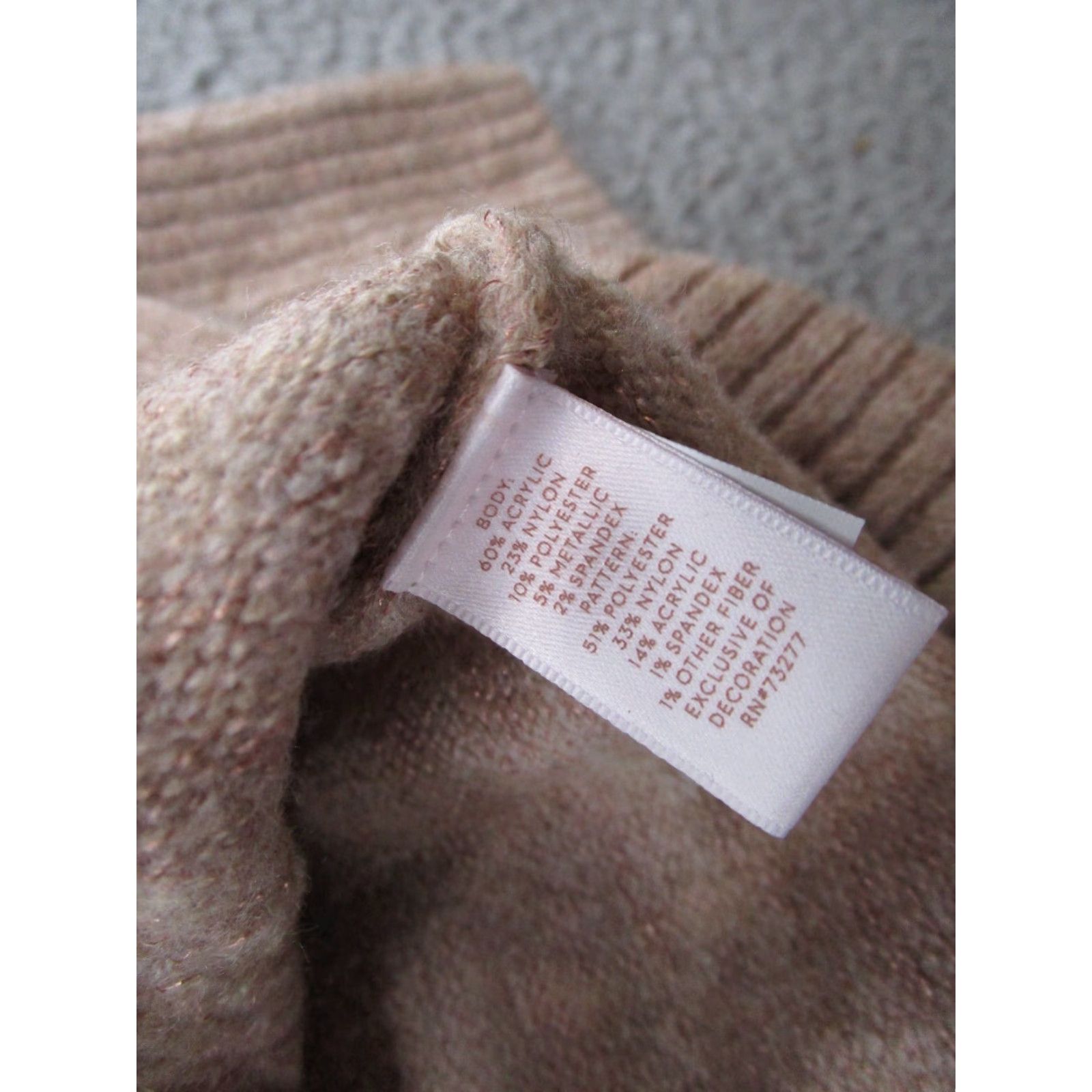 Lauren Conrad Lauren Conrad Llama Knit Pullover Beige Sweater Soft Women's Size S Size S / US 4 / IT 40 - 4 Thumbnail