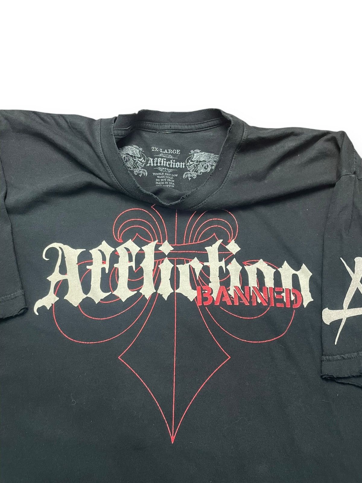 Affliction × Tapout Y2K Affliction Fedor vs Sylvia MMA Shirt Size US XXL / EU 58 / 5 - 4 Thumbnail