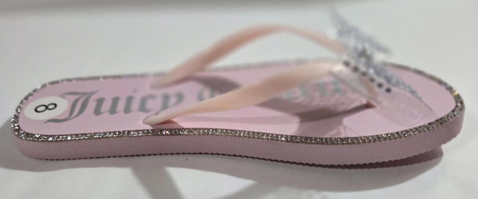Juicy Couture Jeans Juicy Couture Flip Flops Rainbow Bling Stones 8 M NWT Size US 8 / IT 38 - 5 Thumbnail
