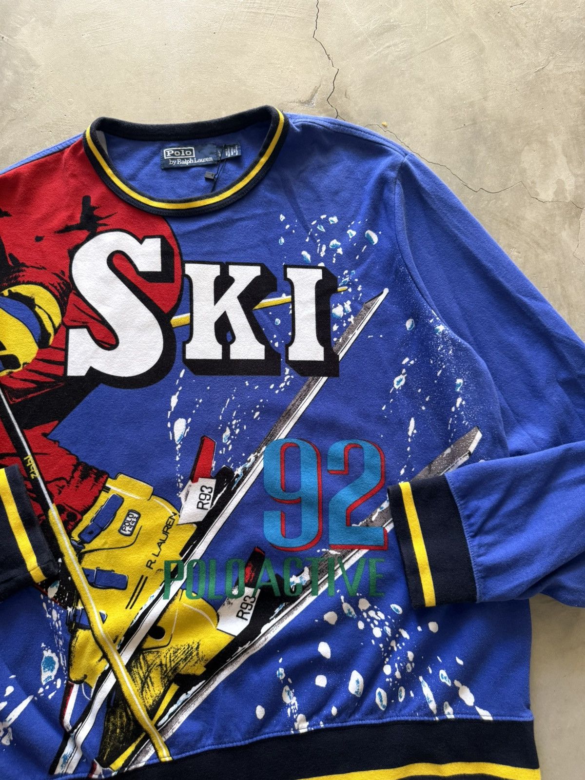Polo Ralph Lauren Polo Ralph Lauren Suicide Ski 92 Sweatshirt Size US L / EU 52-54 / 3 - 6 Thumbnail