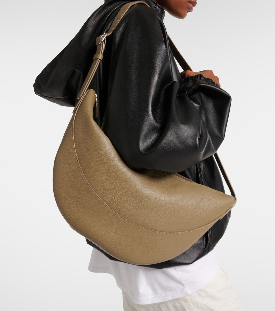 The Row The Row Jouve Small leather shoulder bag Size ONE SIZE - 1 Thumbnail